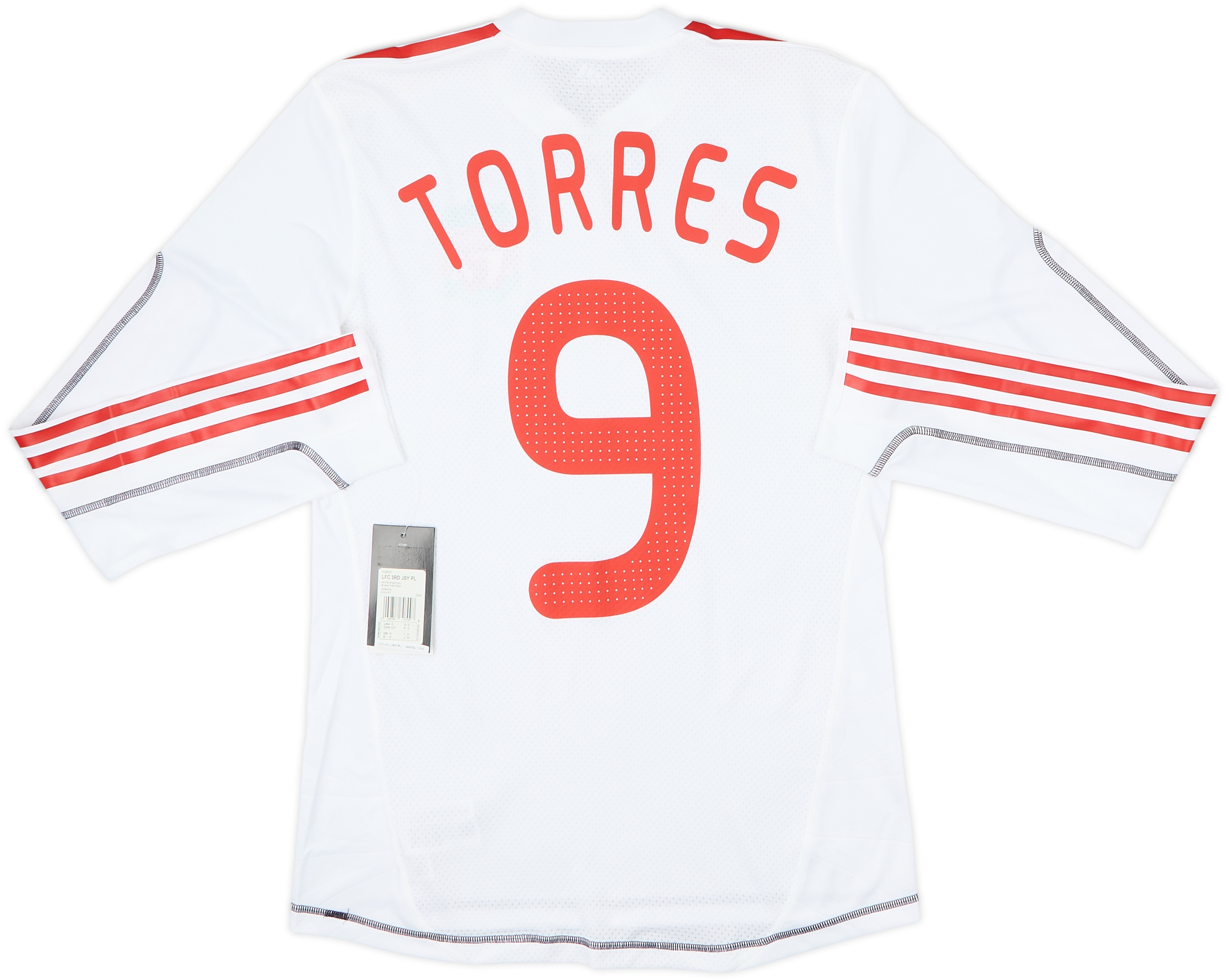  Liverpool FC Torres 9 ユニフォーム 2009-10 Liverpool Player Issue Third L/S Shirt Torres #9 (S)
