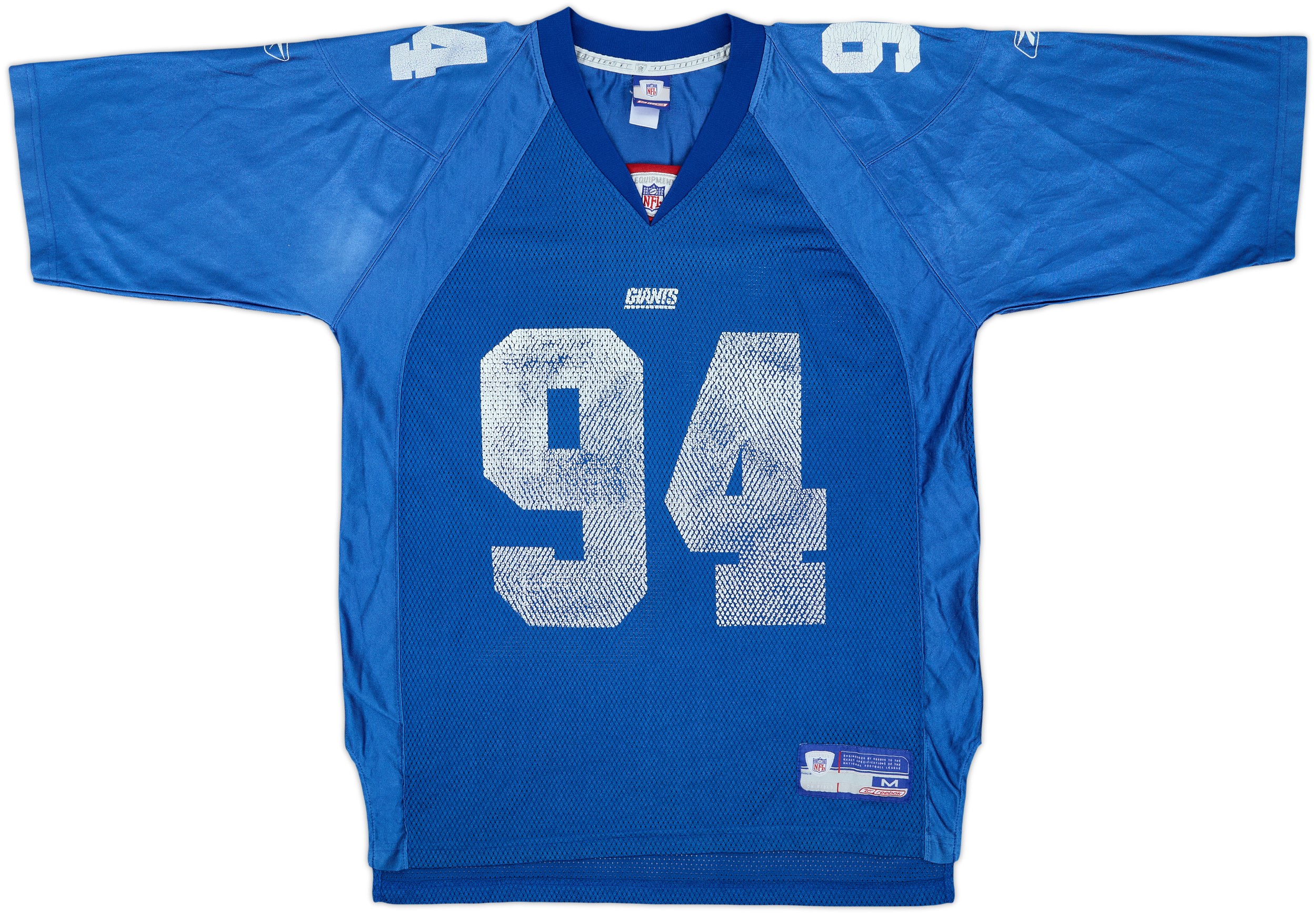 2003-04 New York Giants Joseph #94 Reebok On Field Home Jersey - 4