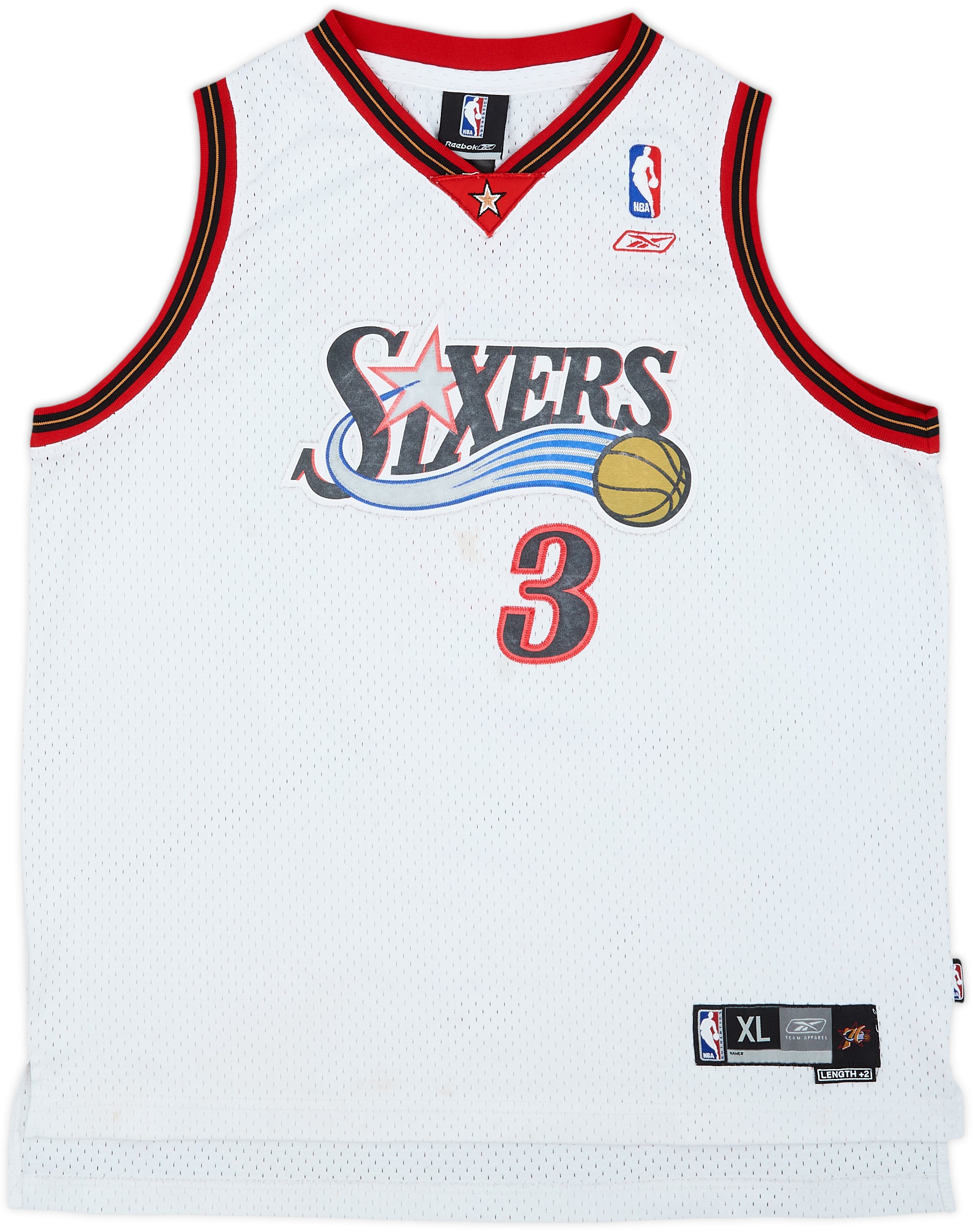 SIXERS IVerson ユニフォーム 3 2004-06 Philadelphia 76ers Iverson #3 Reebok Swingman Home Jersey