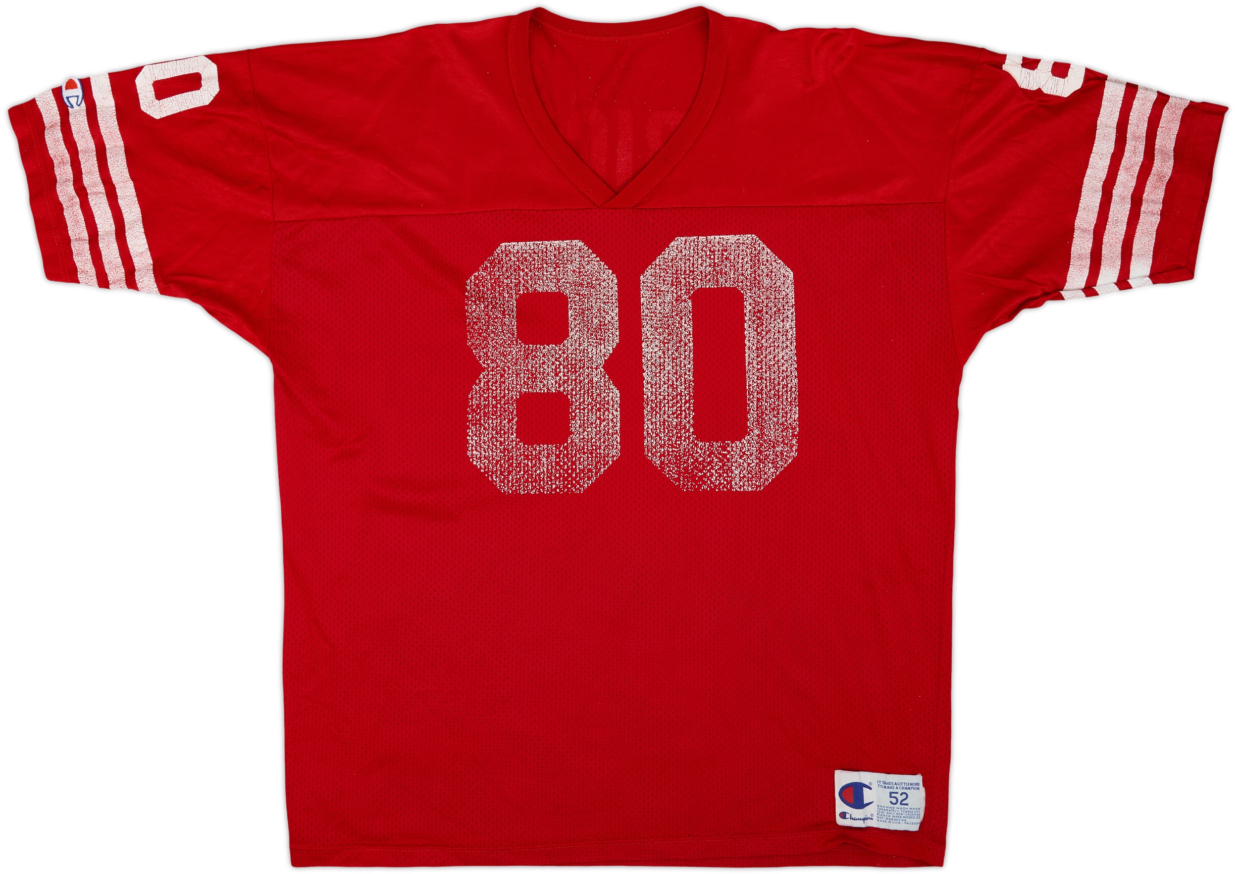 STARTER サンフランシスコ・49ers ゲームシャツ RICE　80 1990-93 San Francisco 49ers Rice #80 Champion Home Jersey - 4/10
