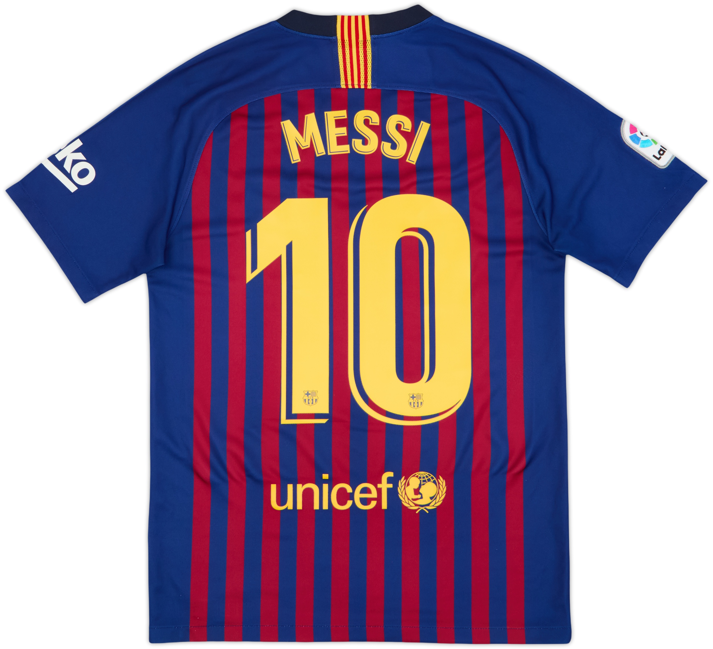 2018-19 Barcelona Home Shirt Messi #10 - 8/10 - (S)