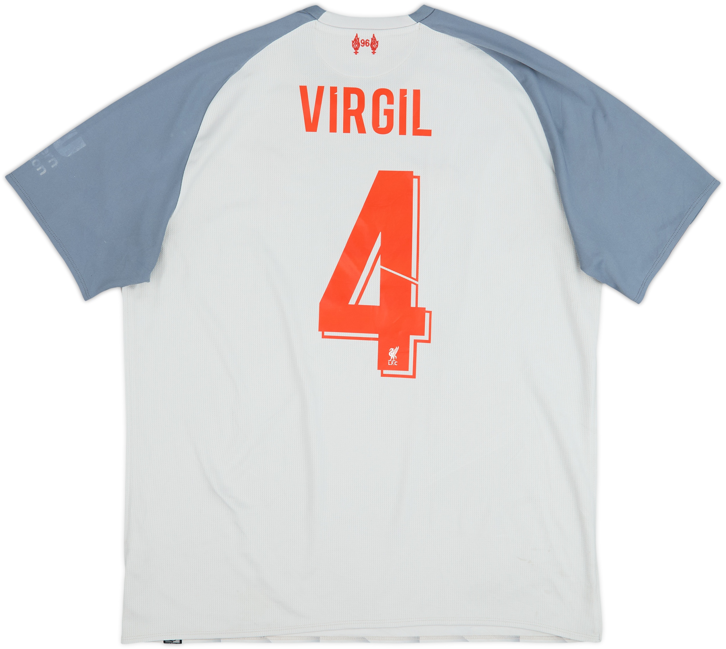 2018-19 Liverpool Third Shirt Virgil #4 - 5/10 - (XL)