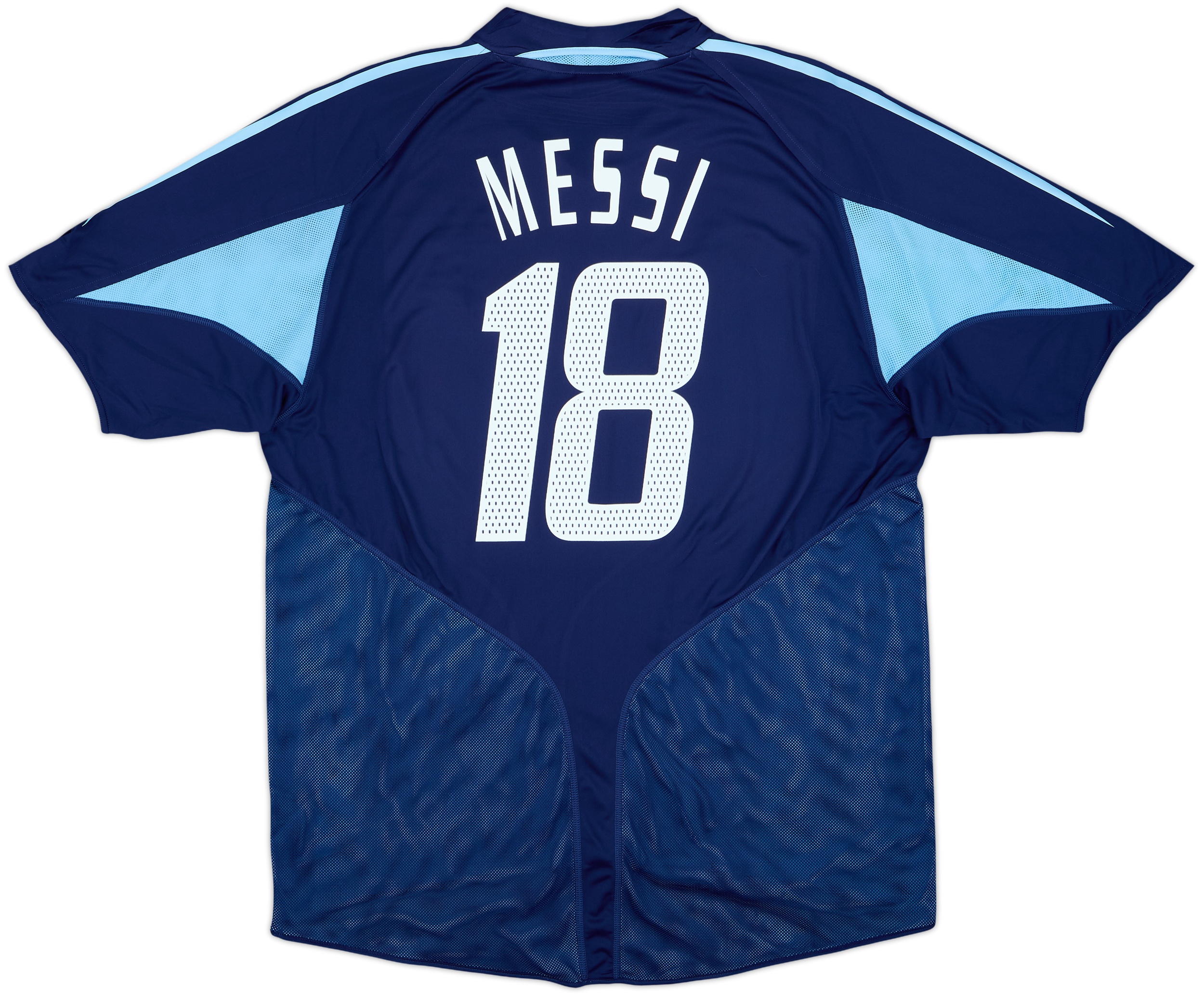 2004-05 Argentina Away Shirt Messi #18 - 10/10 - (XL)