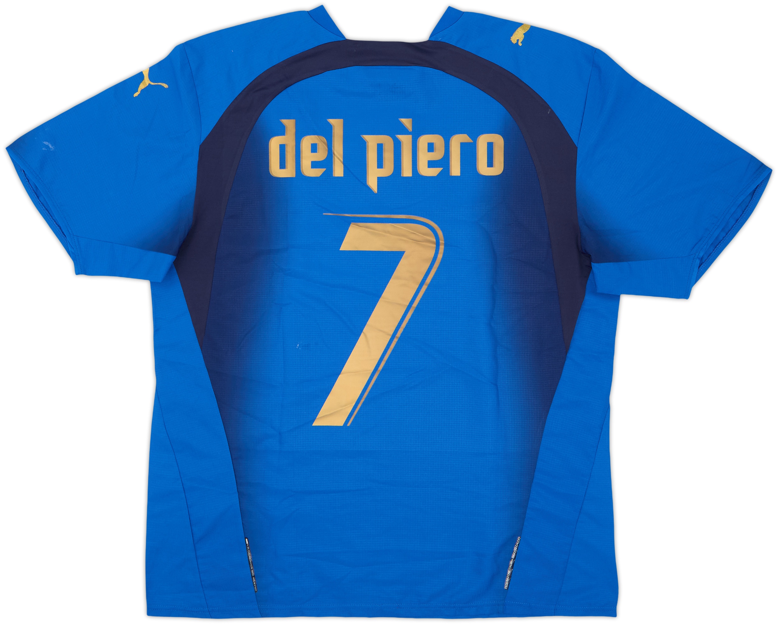 2006 Italy Home Shirt Del Piero #7 - 5/10 - (L)