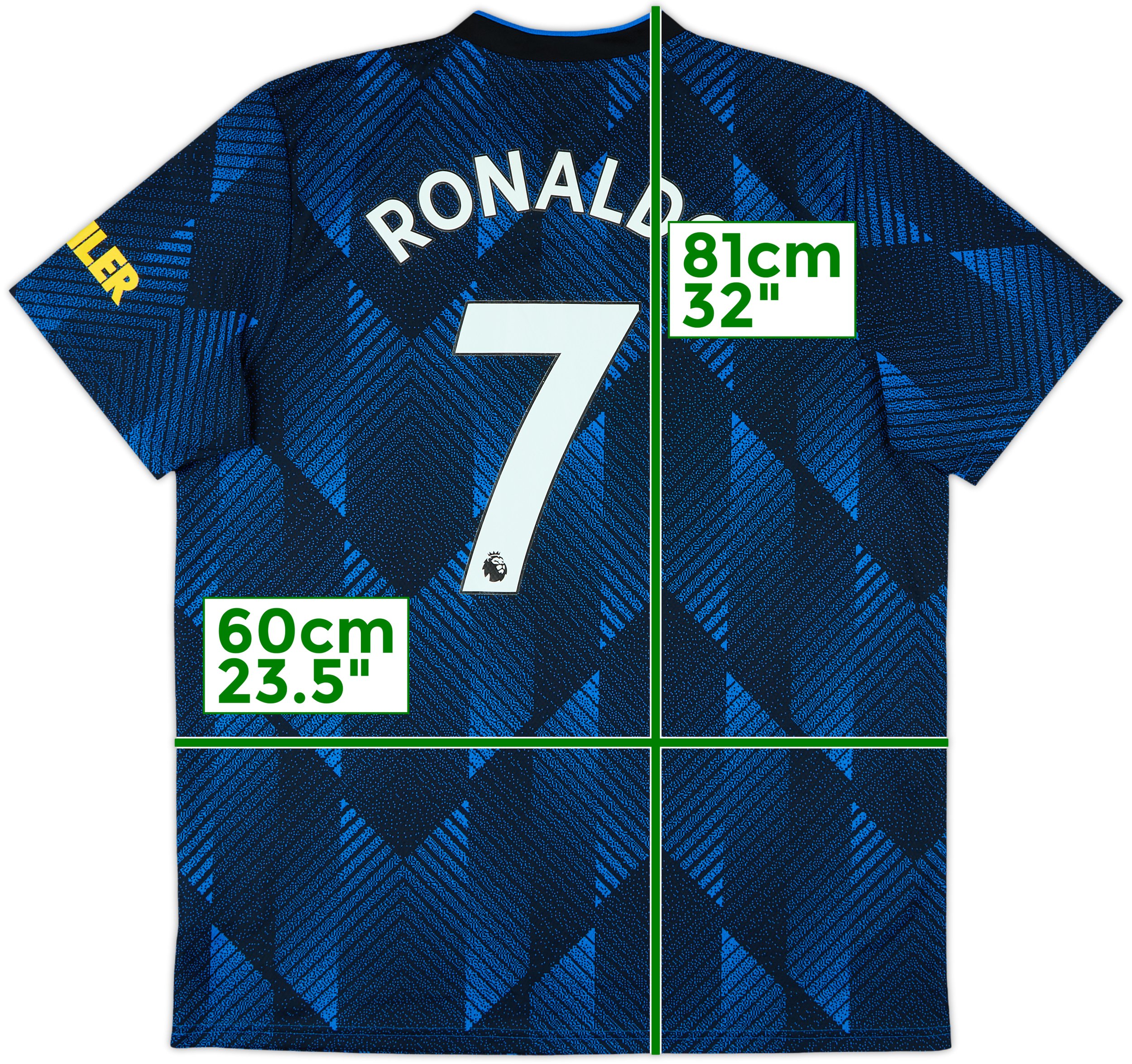 サッカーユニフォーム インテル 00-01 3rd #9 RONALDO タグ付