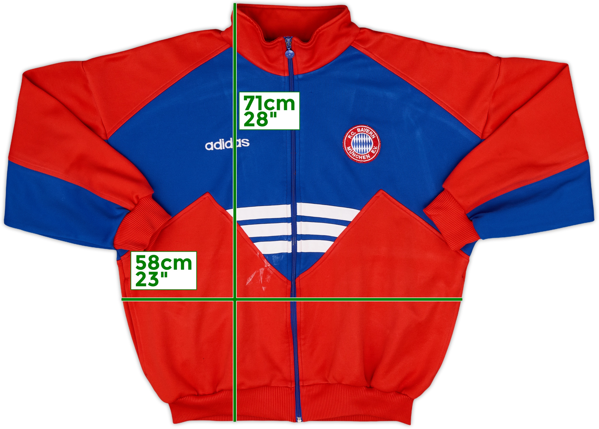 1993-95 Bayern Munich adidas Track Jacket - 7/10 - (M/L)