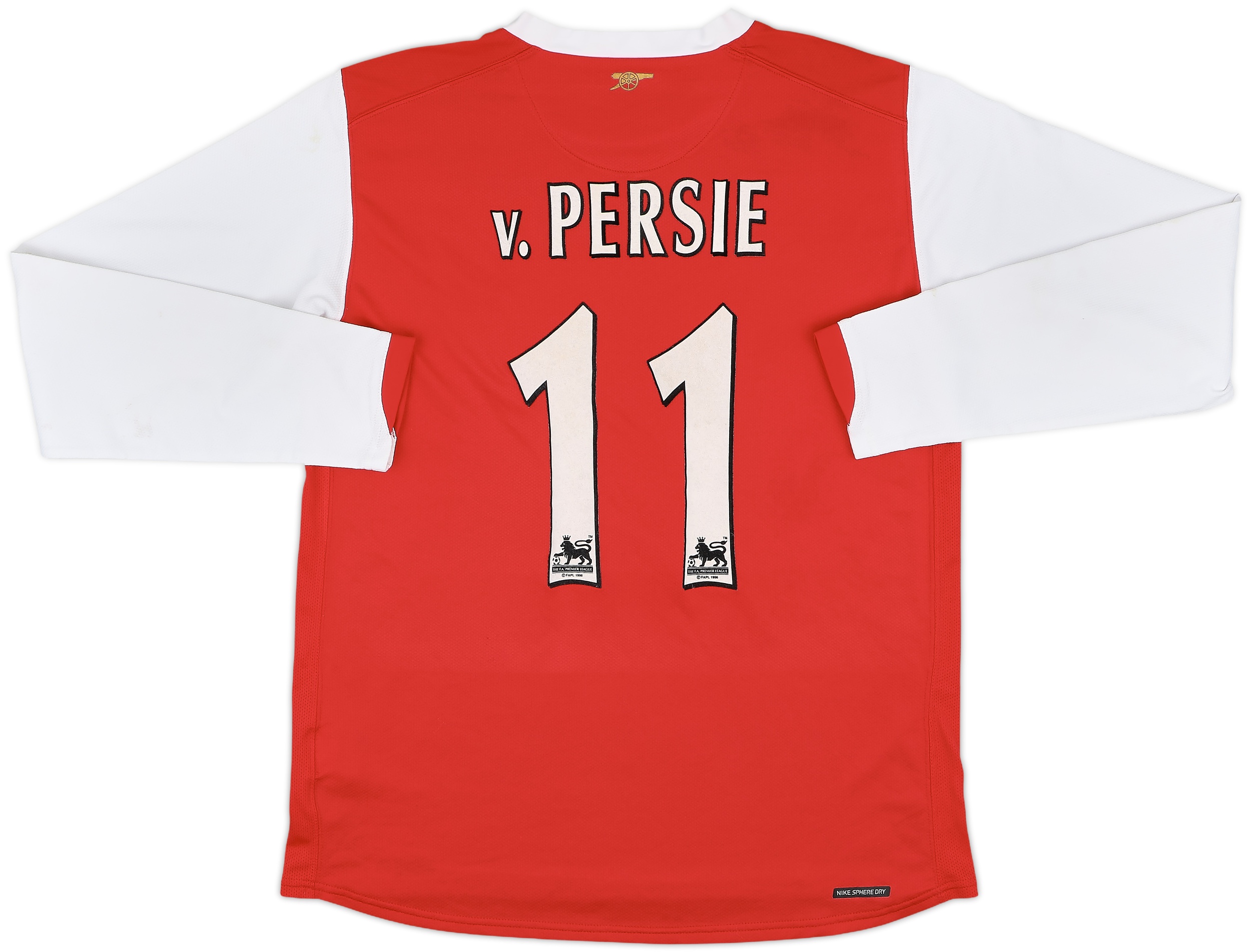 2006-08 Arsenal Home L/S Shirt v.Persie #11 - 4/10 - (M)