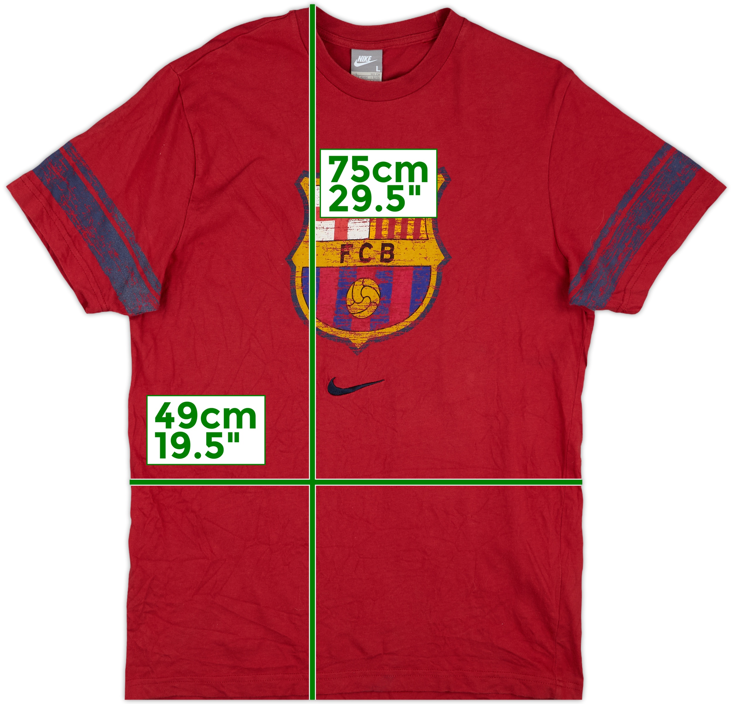 Nike FC Barcelona シャツ XL Nike FC Barcelona Jersey Mens XL Yellow FCB Barca Soccer