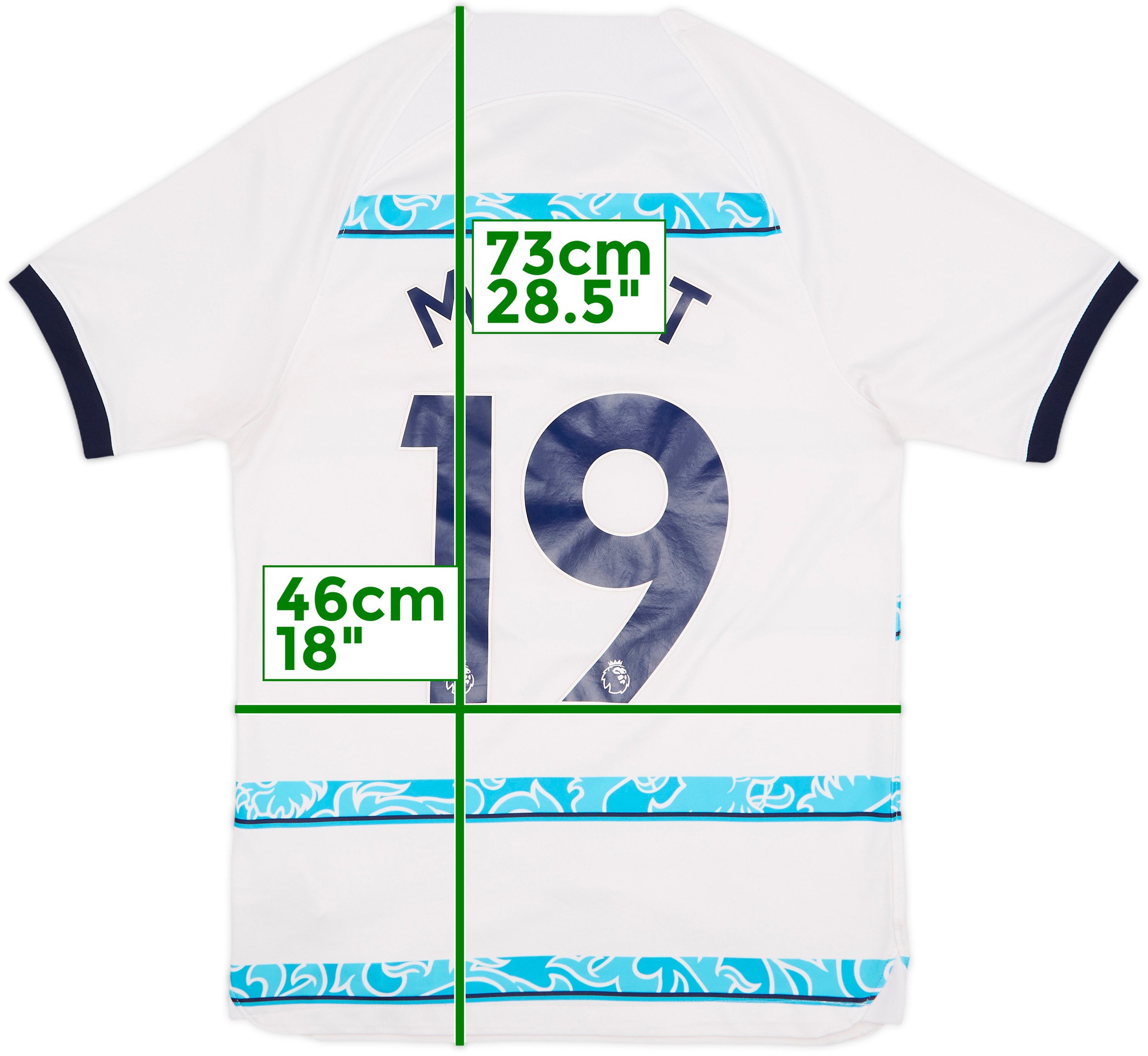 2022-23 Chelsea Away Shirt Mount #19 - 5/10 - (S)