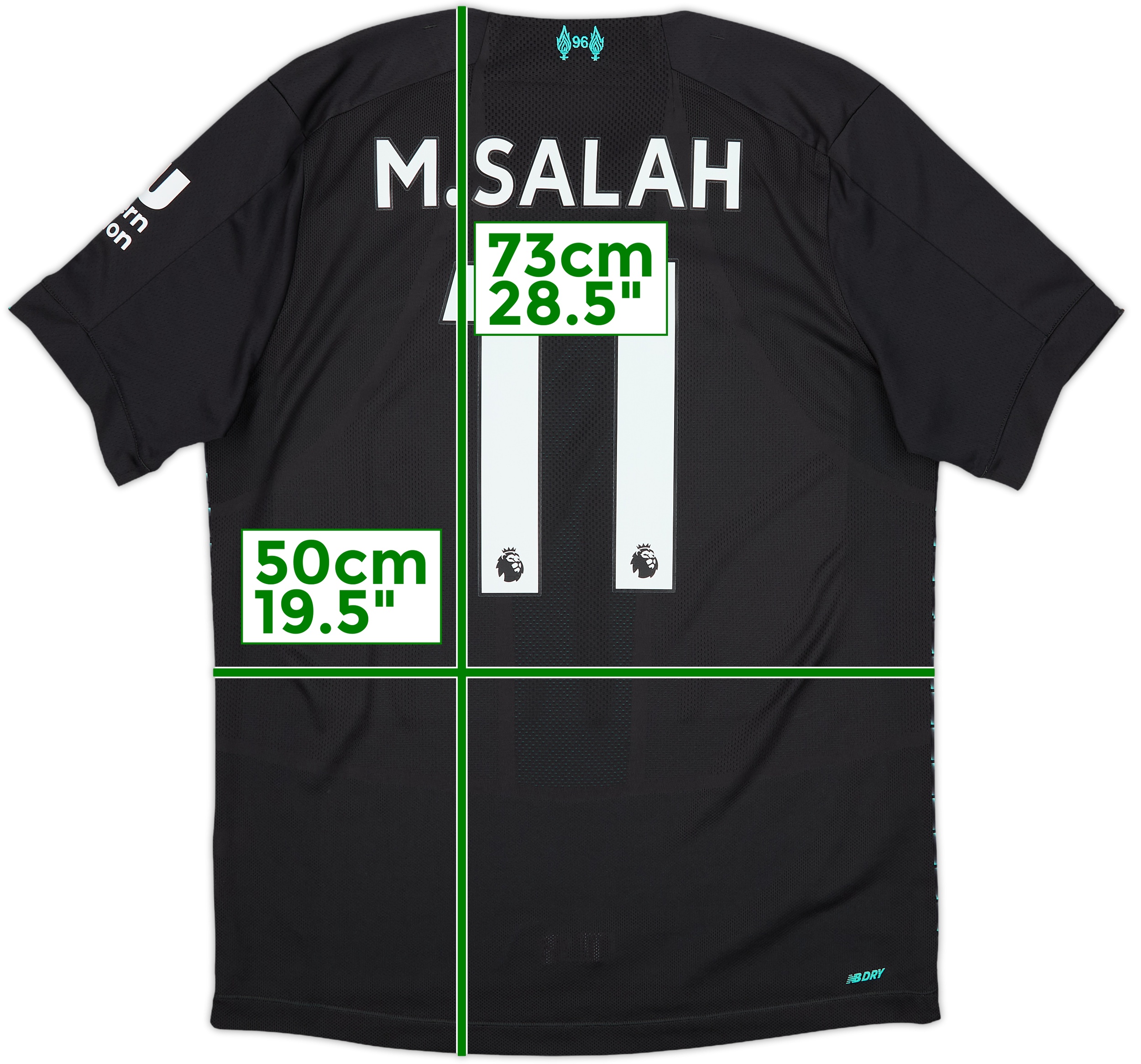 2019-20 Liverpool Third Shirt M.Salah #11 - 8/10 - (M)