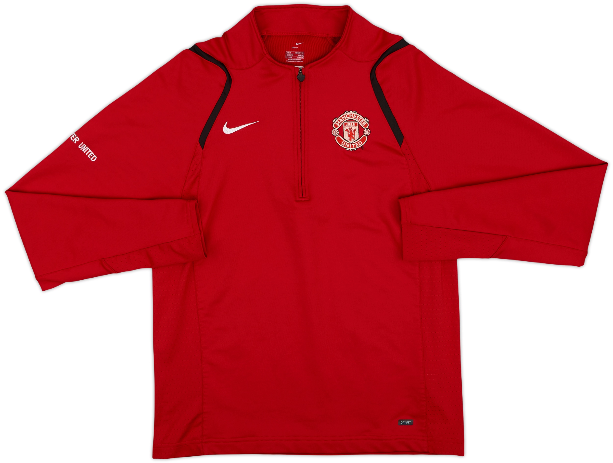 Nike Manchester United ドリルトップ　00s 2006-07 Manchester United Nike 1/4 Zip Training Top - 8/10 - (S)