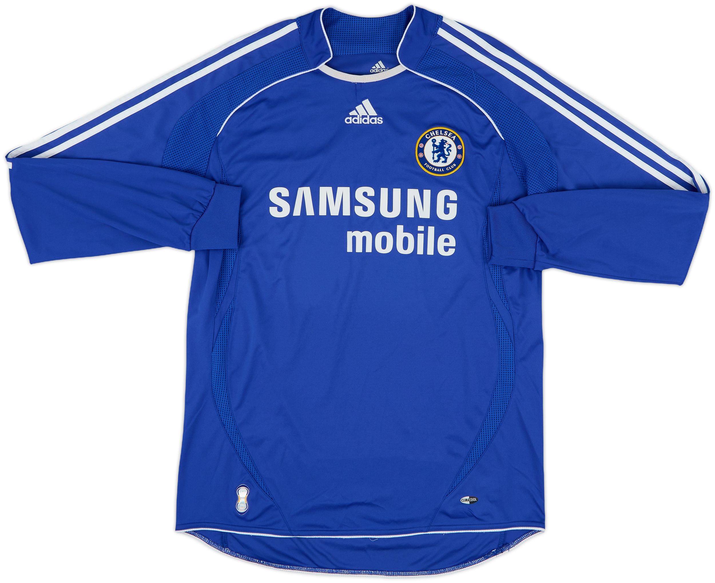 2006-08 Chelsea Home L/S Shirt Drogba #11 - 8/10 - (M)