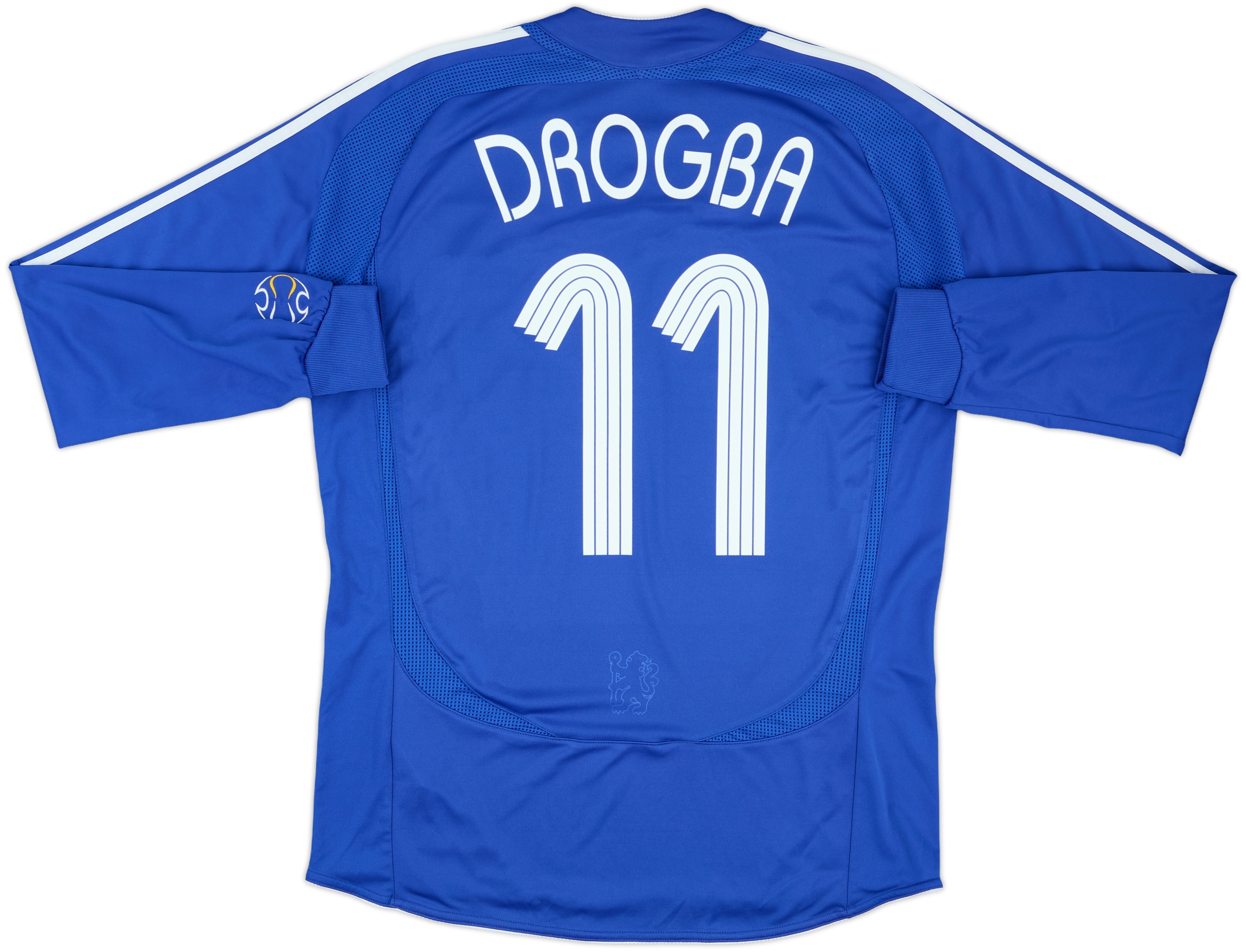 2006-08 Chelsea Home L/S Shirt Drogba #11 - 8/10 - (XL)