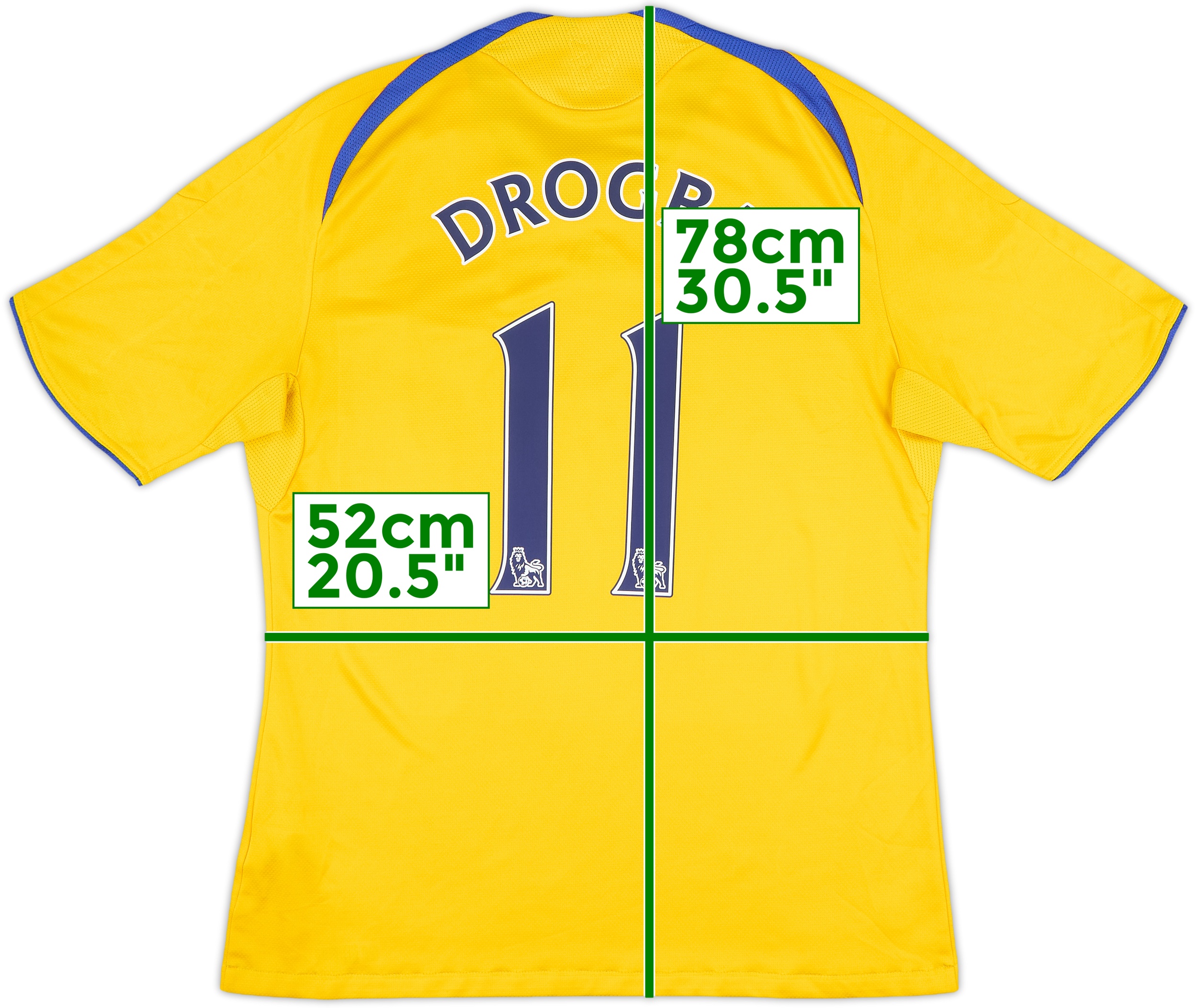 2008-09 Chelsea Third Shirt Drogba #11 - 8/10 - (L)