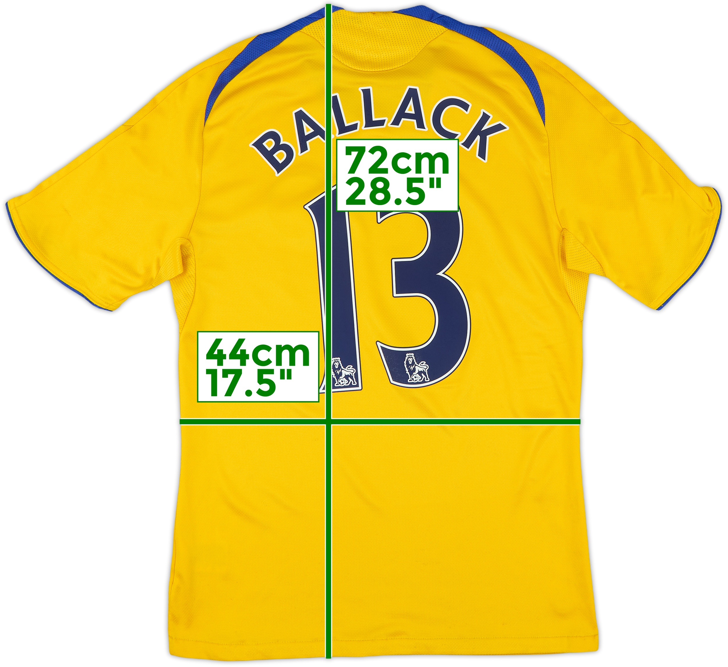 2008-09 Chelsea Third Shirt Ballack #13 - 6/10 - (S)