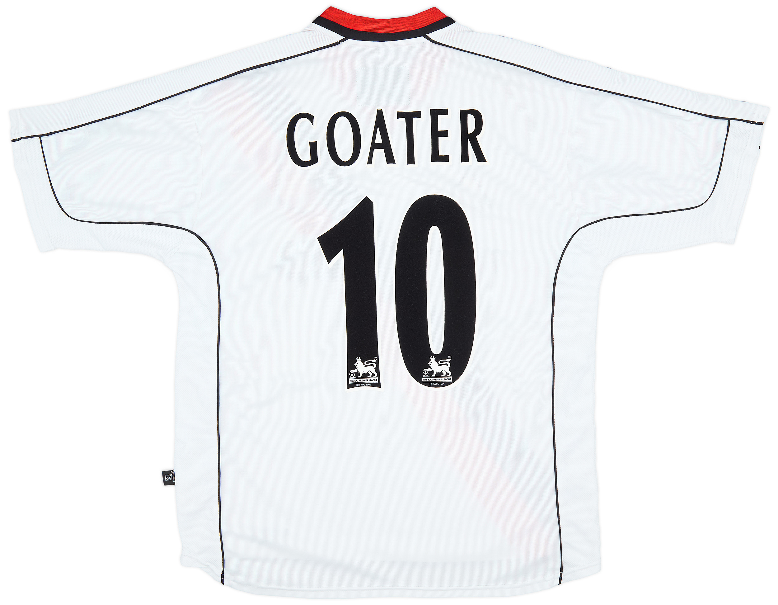 Maillot Manchester City 2001-2002 - Le Coq Sportif, Floqué Goater #10 - Vintage L