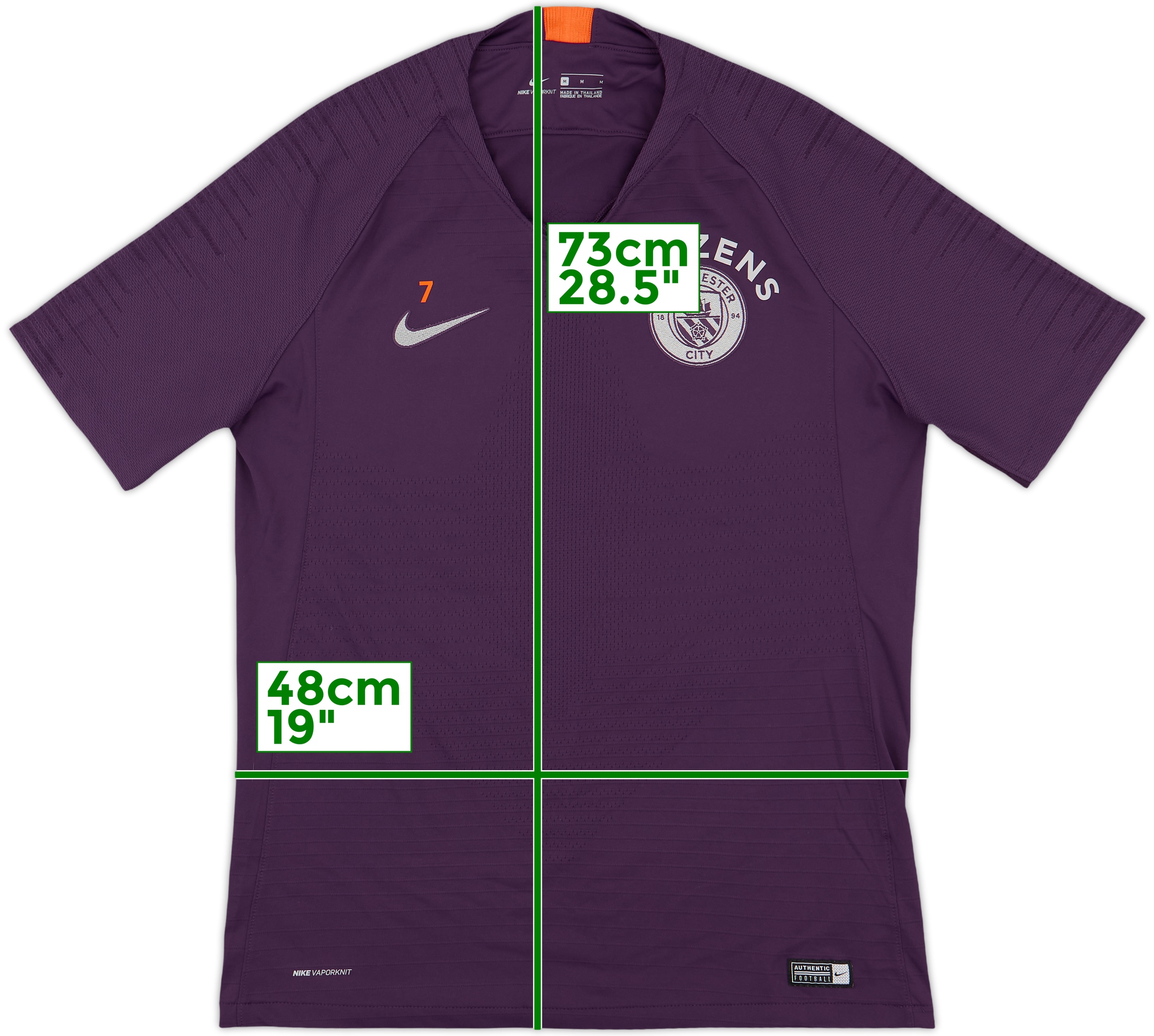 Jersey Man City Purple Jacket 2018-19 Manchester City Nike Player