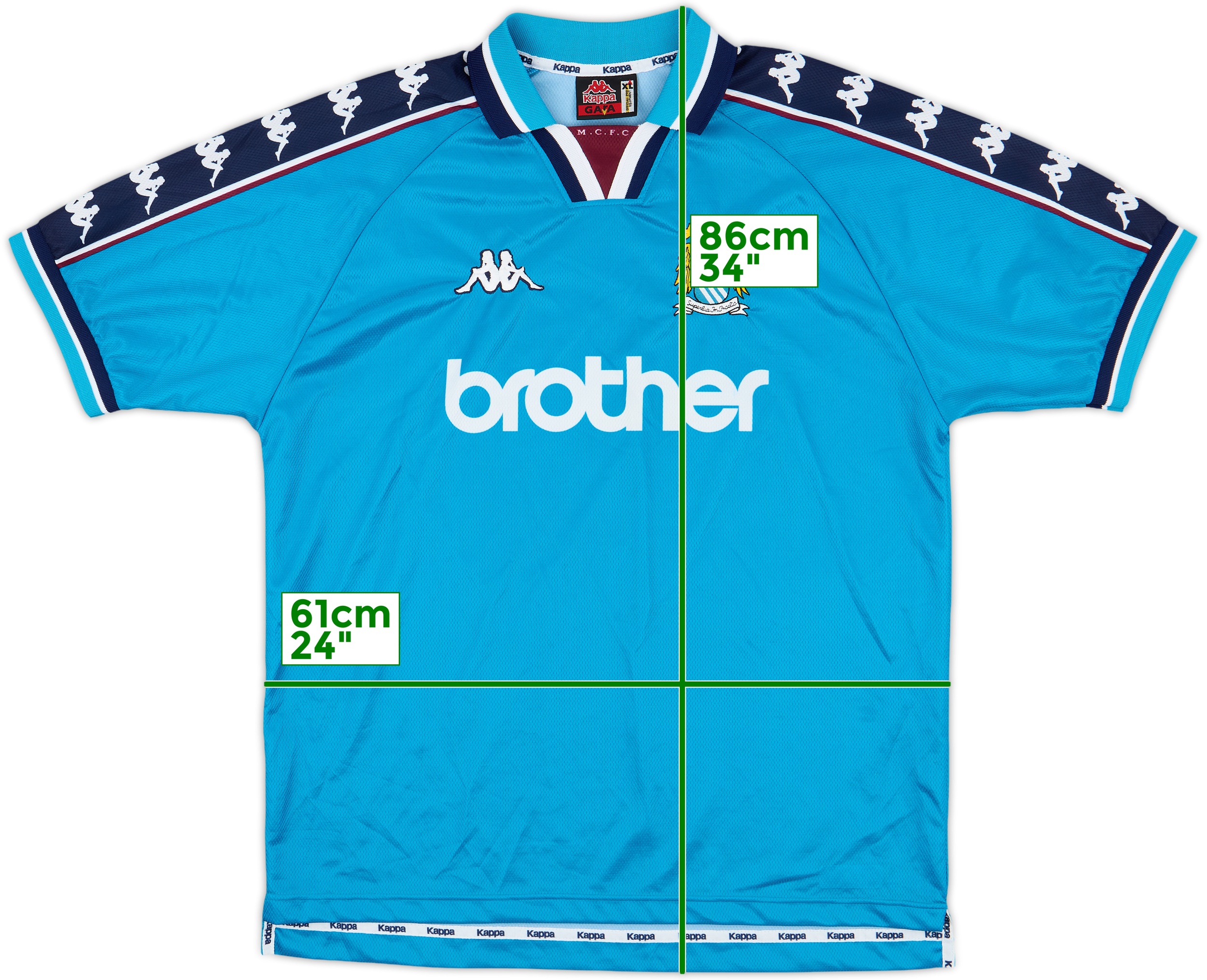 ルコック ユニホーム　Manchester City  99/00 ルコック ユニホーム Manchester City Home 99/00 - メルカリ
