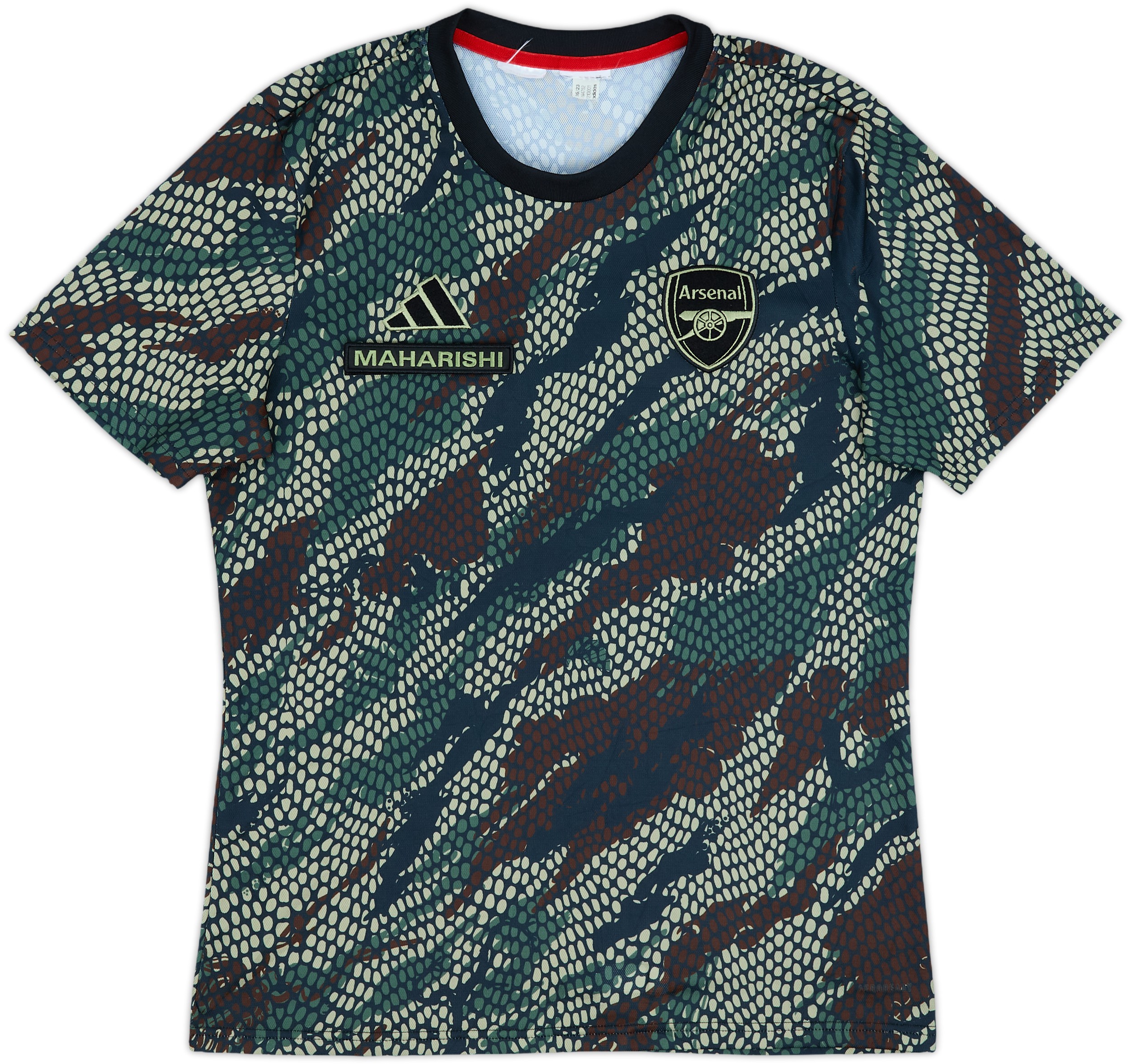新品 adidas Arsenal FC MAHARISHI 刺繍Tシャツ 2023-24 Arsenal adidas Maharishi Training Shirt - 9/10 - (M)