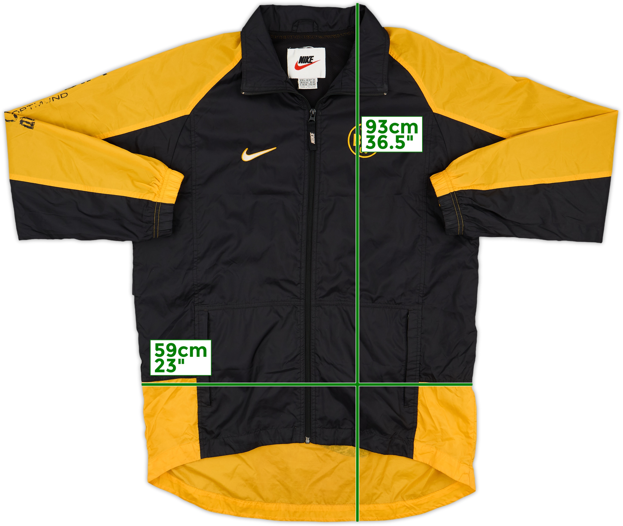 1998-00 Borussia Dortmund Nike Rain Jacket - 7/10 - (L)
