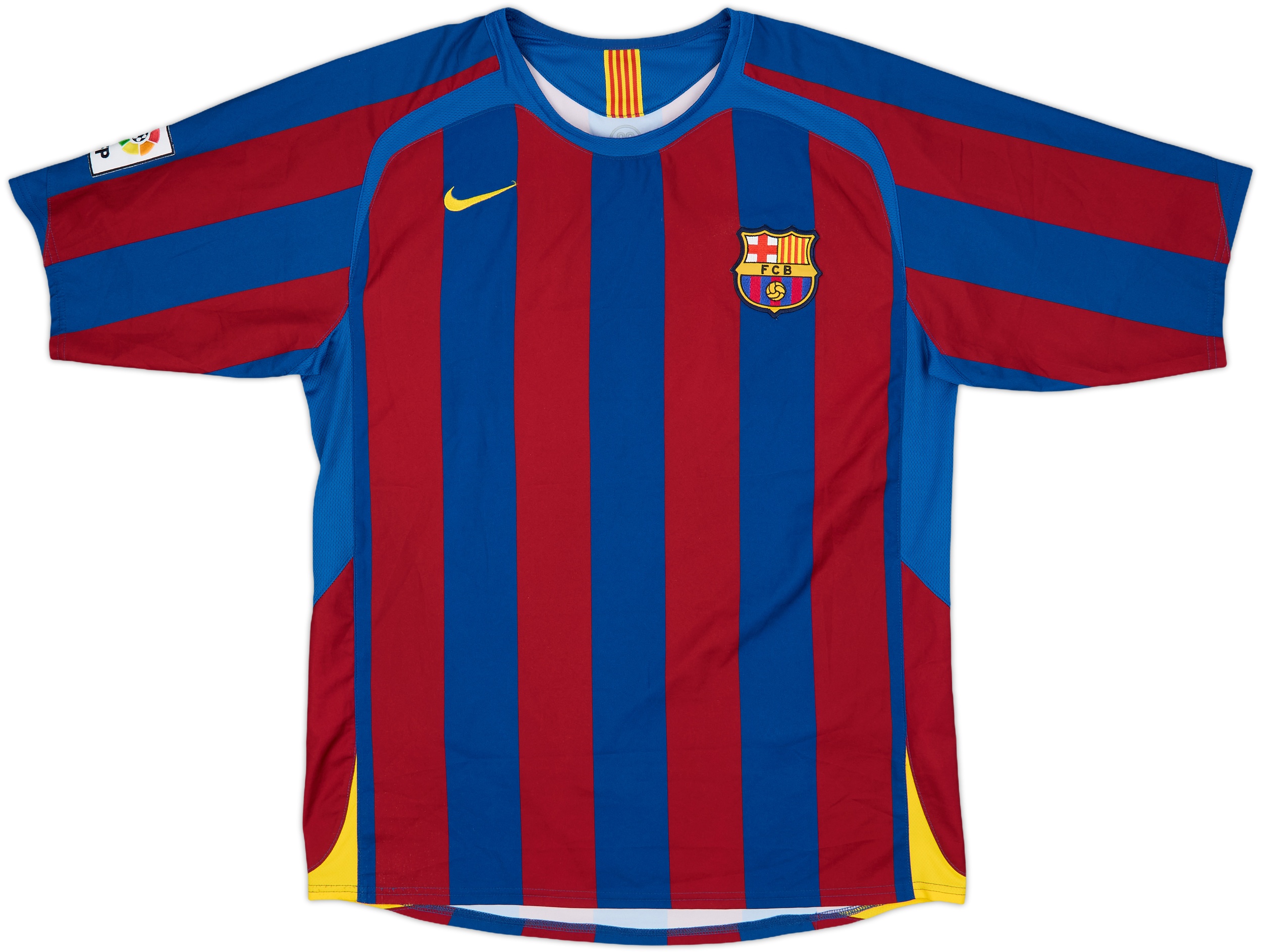 FC Barcelona Ronaldinho 10 シャツ 2007-08 Barcelona Third Shirt Ronaldinho #10 (XL)