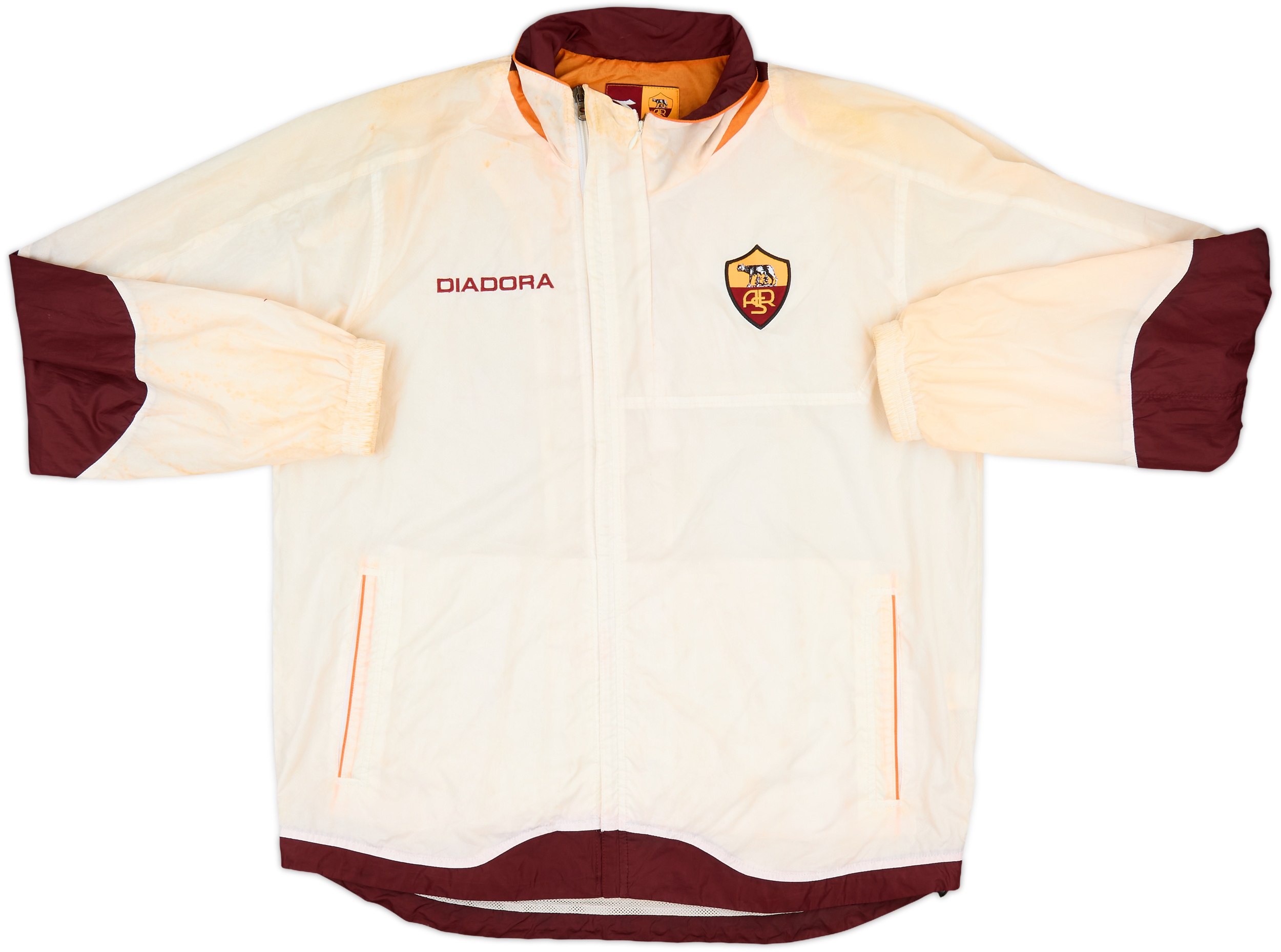 2006-07 Roma Diadora Track Jacket - 3/10 - (L)