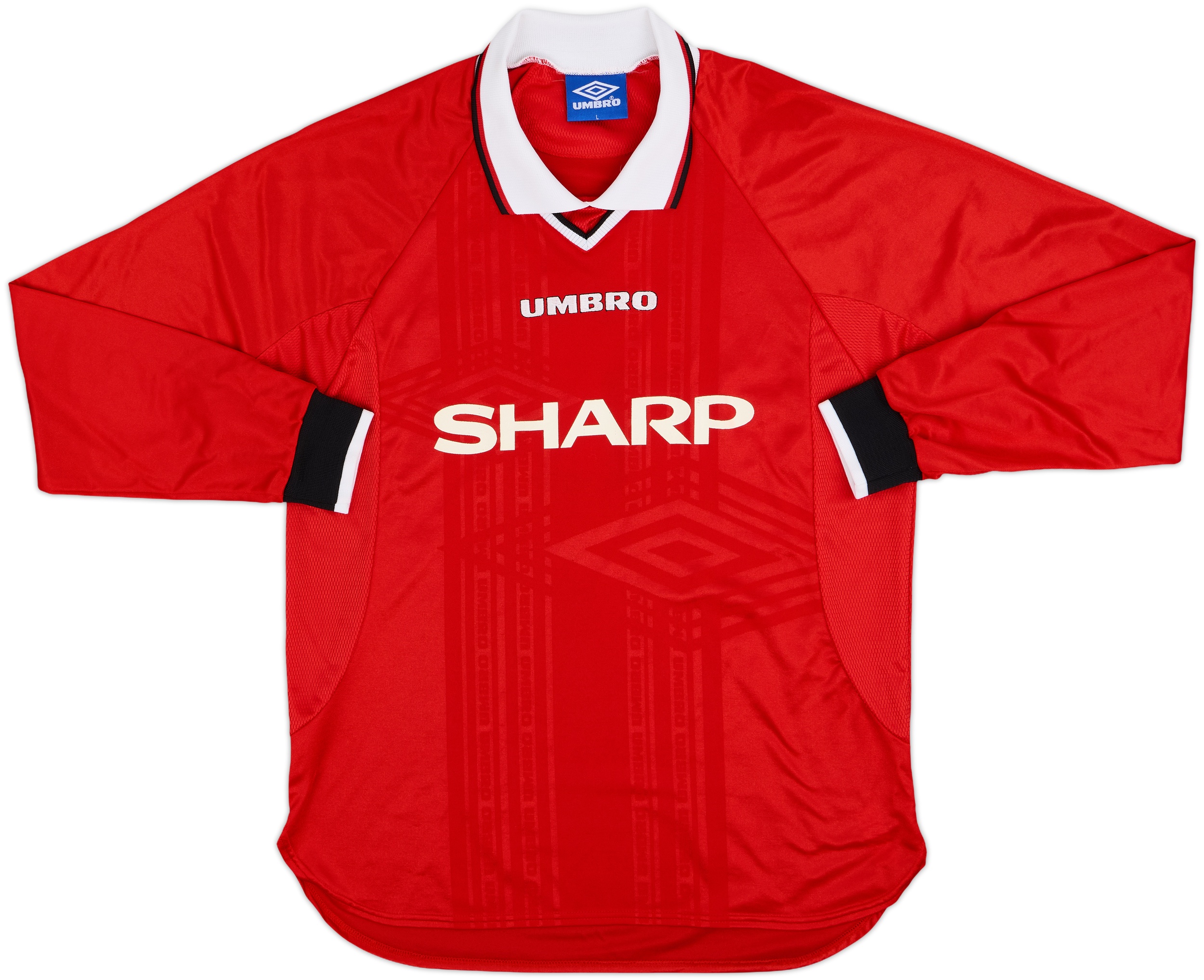 1997-98 Umbro Template L/S Shirt (Manchester United) #4 - 9/10 - (L)