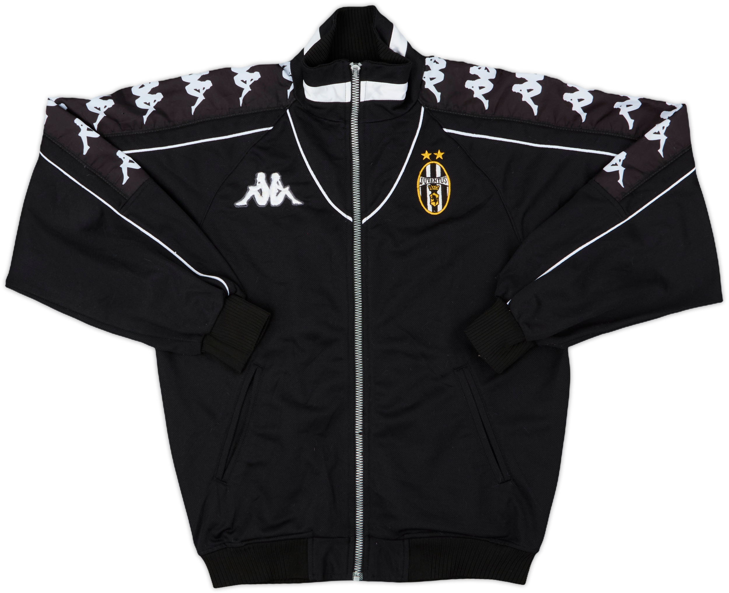 Kappa Juventus フルジップジャケット Mサイズ ブラック 1998-99 Juventus Kappa Track Jacket - 8/10 - (M)
