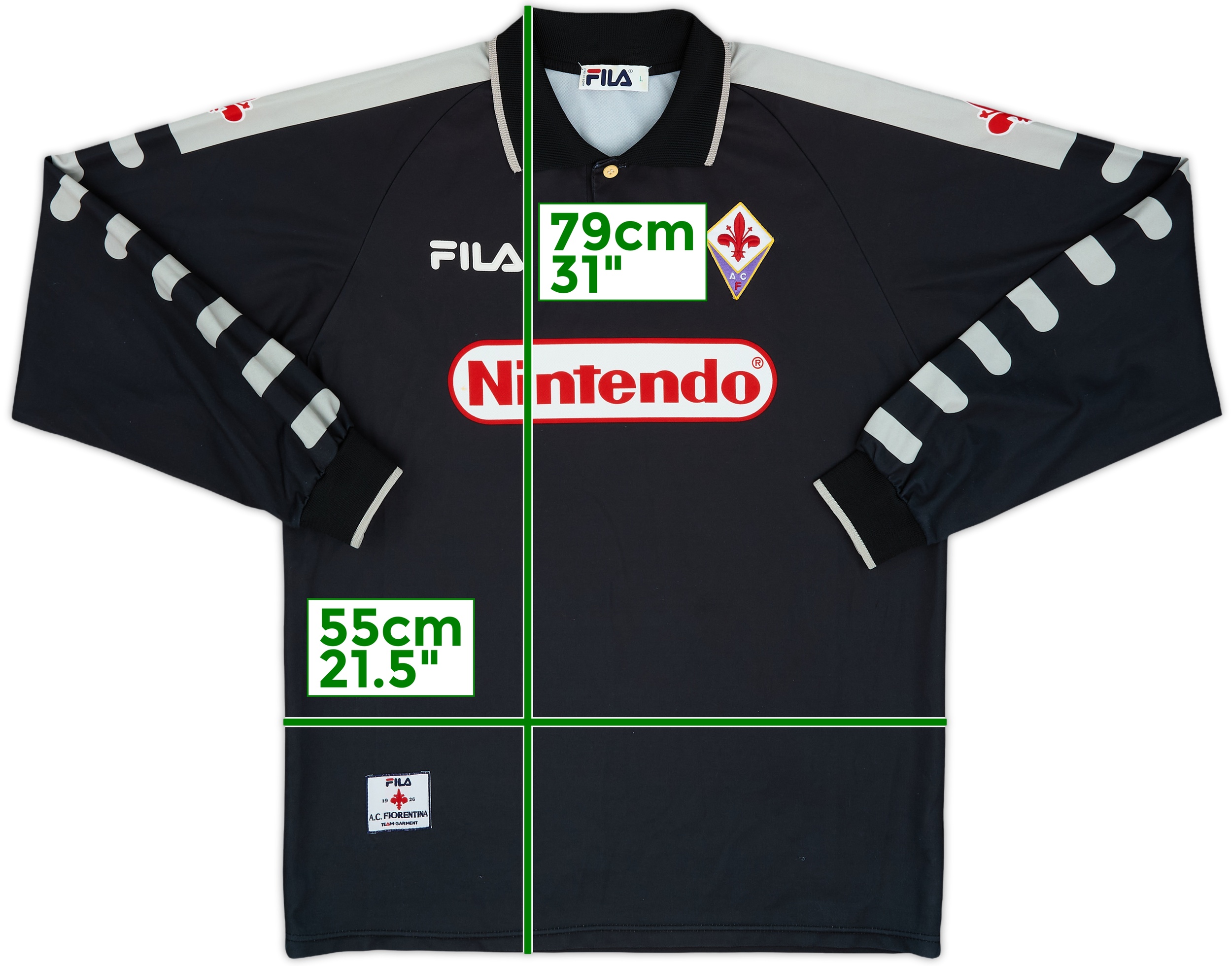 1998-99 Fiorentina GK Shirt 8/10 (L)