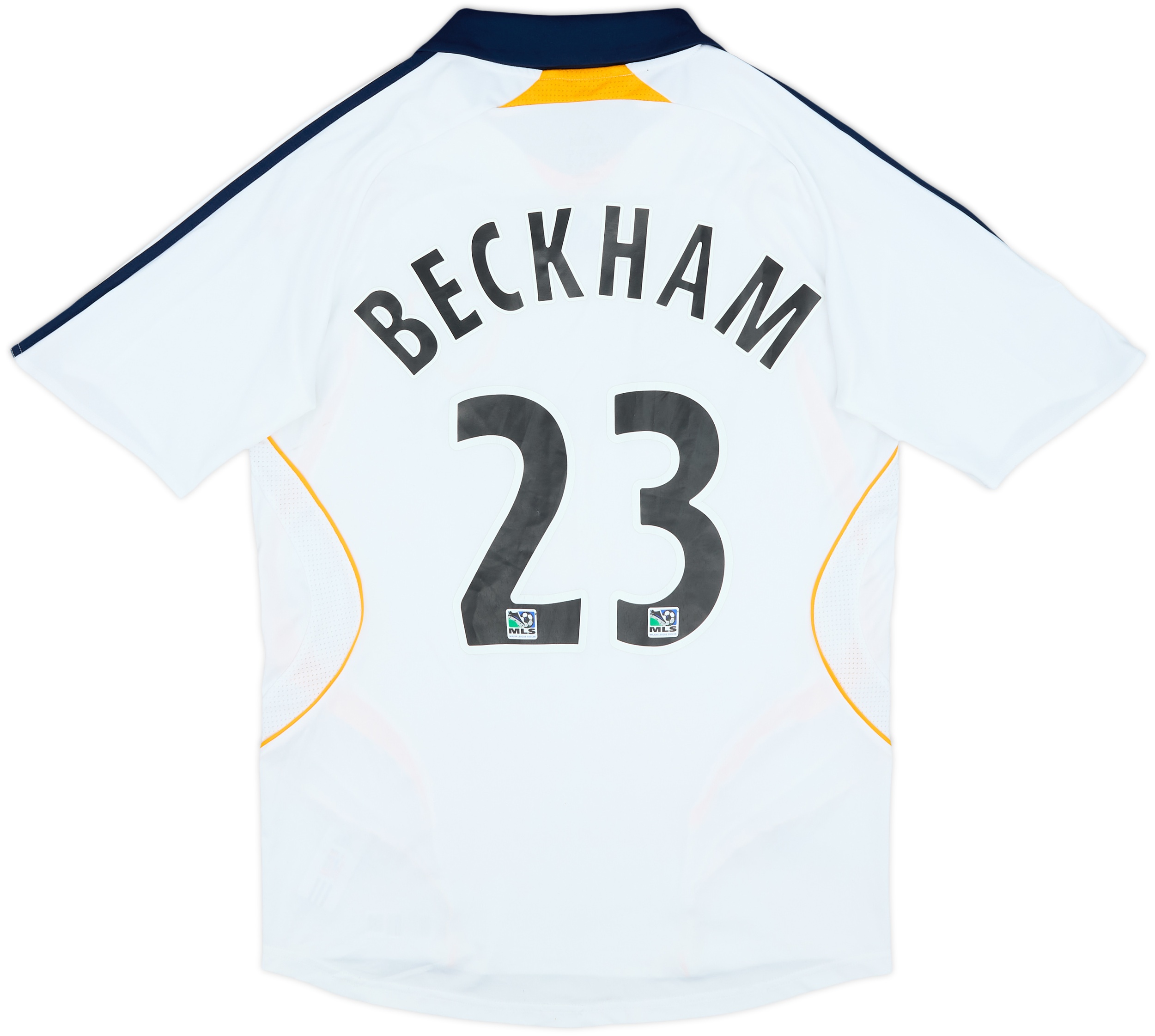 2007-08 LA Galaxy Home Shirt Beckham #23 - 6/10 - (S)