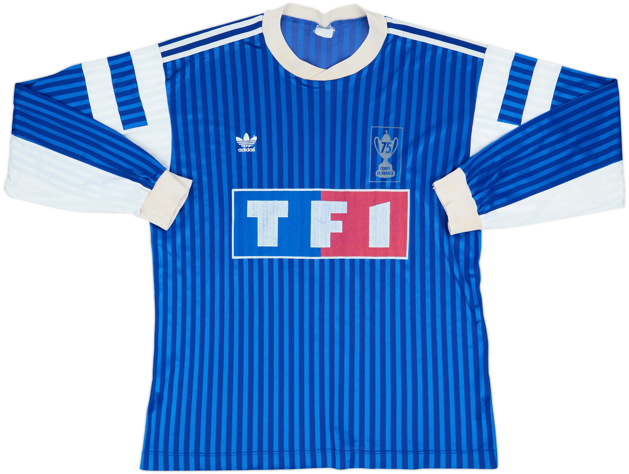 1991-92 Coupe de France L/S Shirt #7 - 6/10 - (XL)