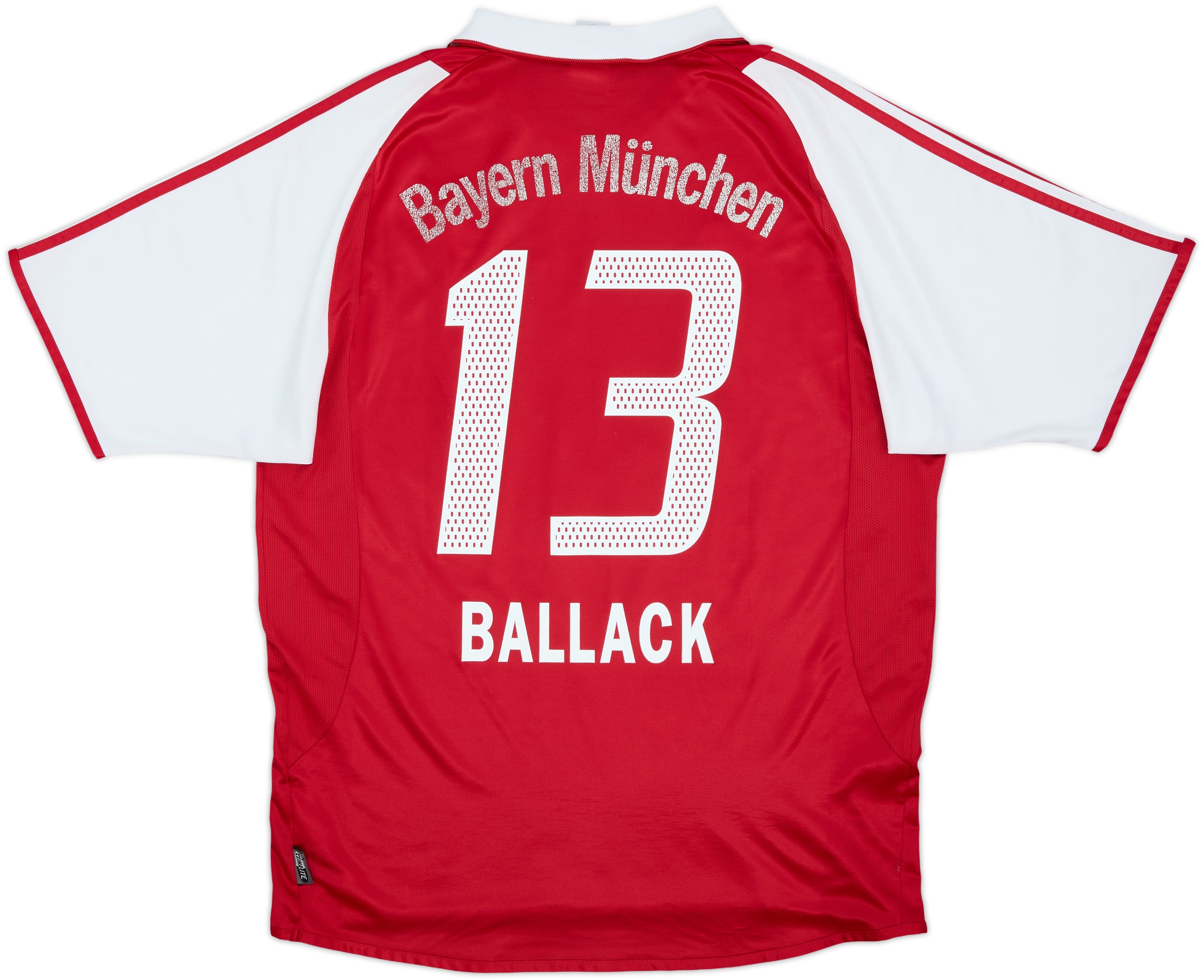 Bayern München Ballack 13 シャツ 2003-04 Bayern Munich Home Shirt Ballack #13 - 6/10 - (L)