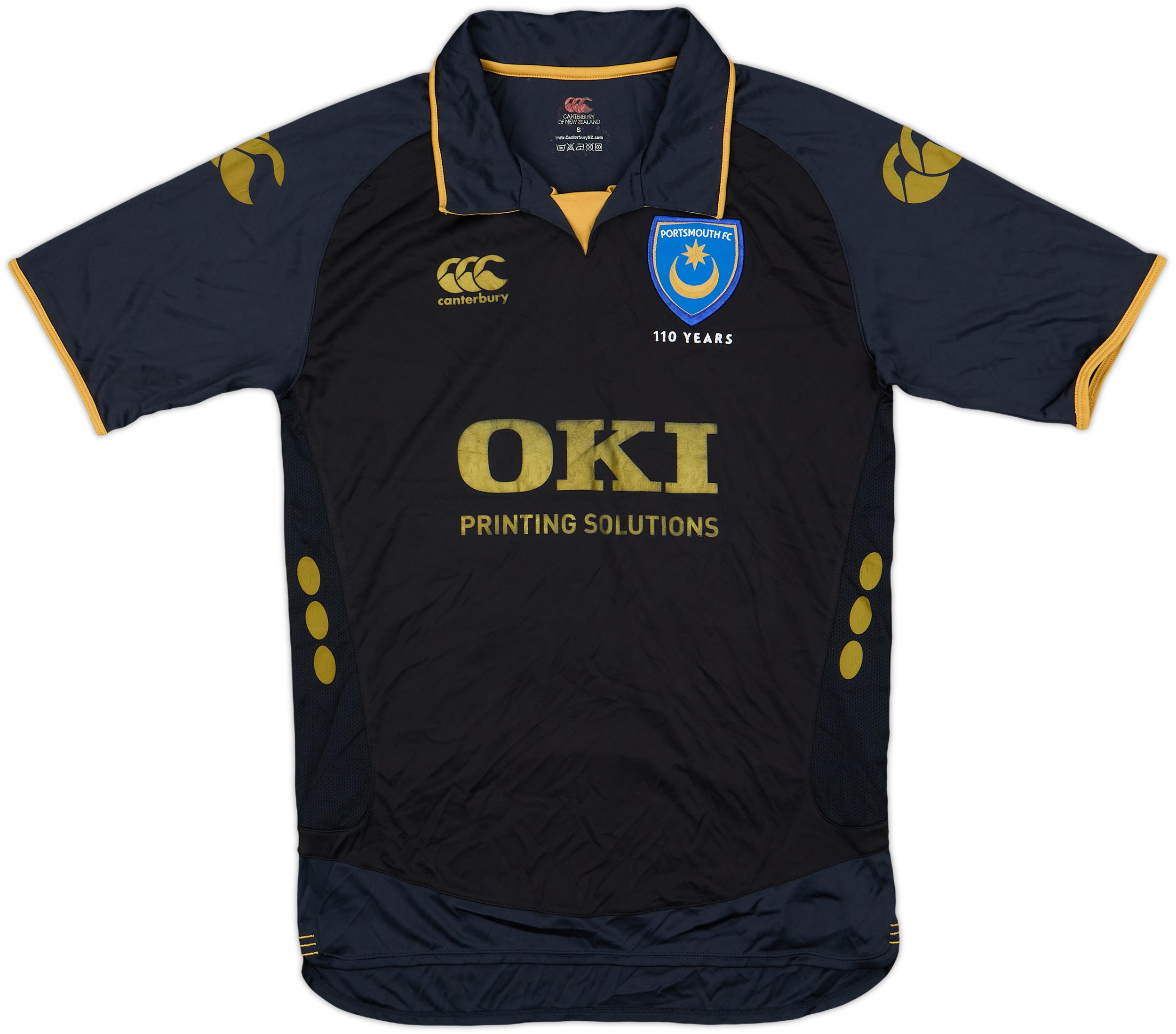 応援グッズ 08/09 Canterbury Portsmouth L/S Game SH 2008-09 Portsmouth Third Shirt - 6/10 - (S)