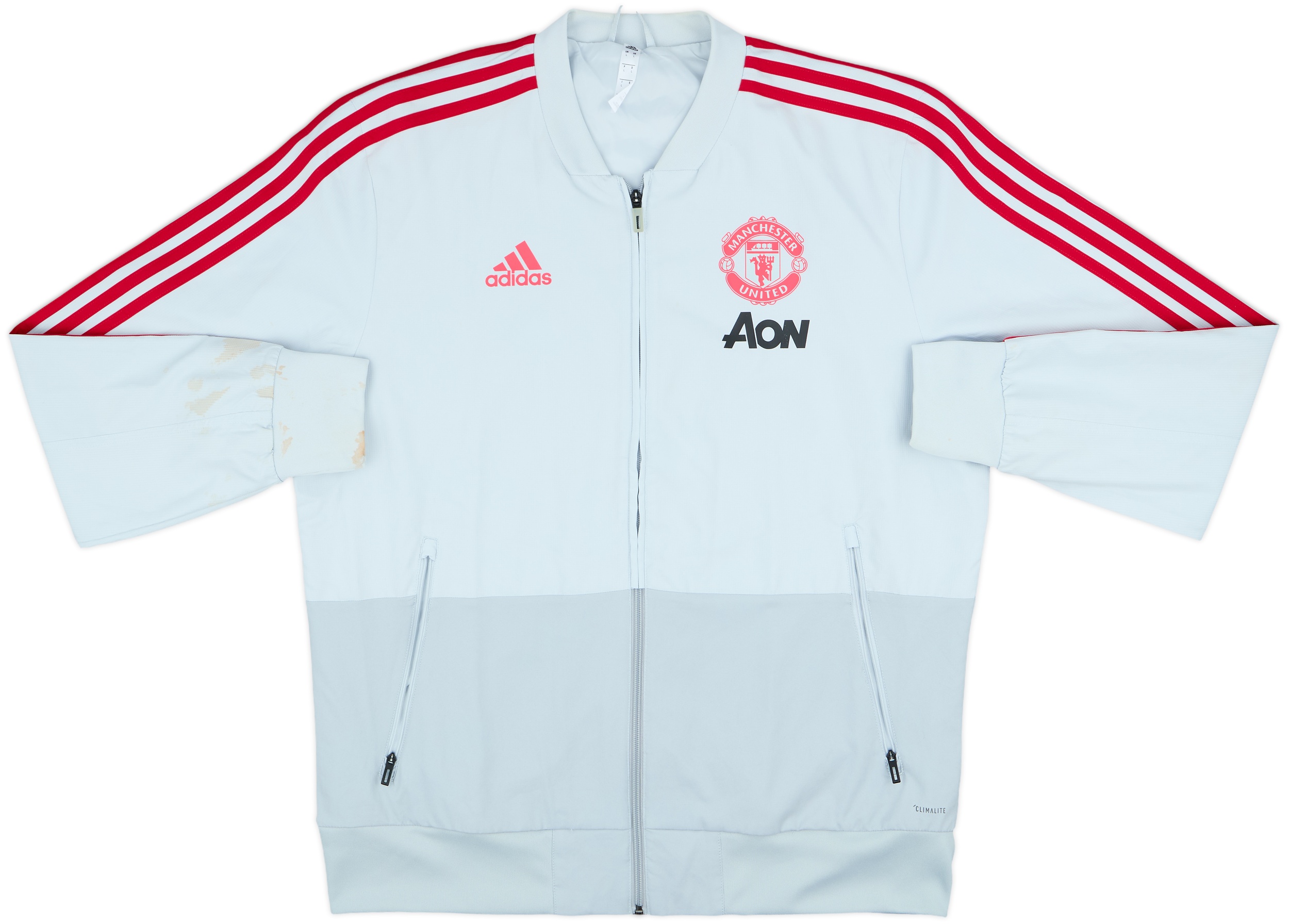 2018-19 Manchester United adidas Track Jacket - 8/10 - (L)