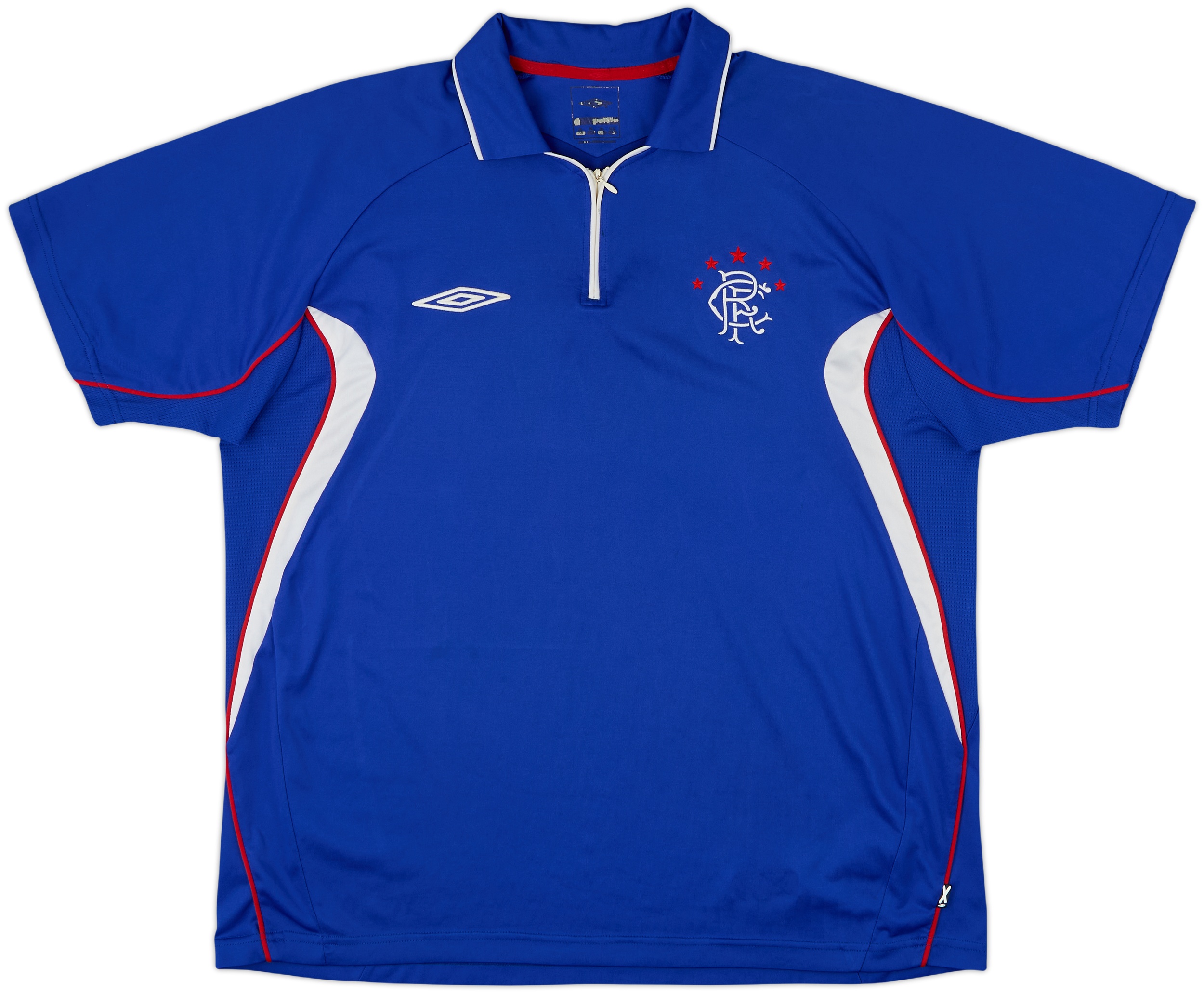 2006-07 Rangers Umbro 1/4 Zip Training Shirt - 6/10 - (XL)
