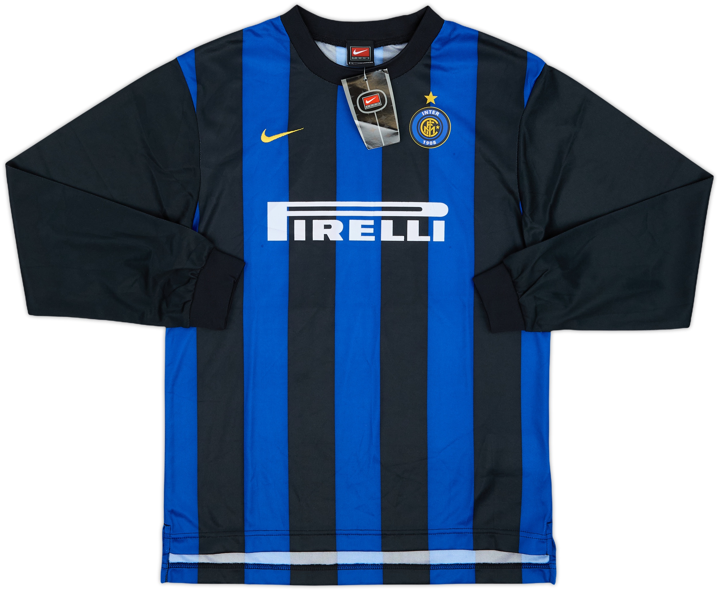 2000-01 Inter Milan Home L/S Shirt (L.Boys) 2000-01 Inter Milan Home L/S Shirt (L.Boys)