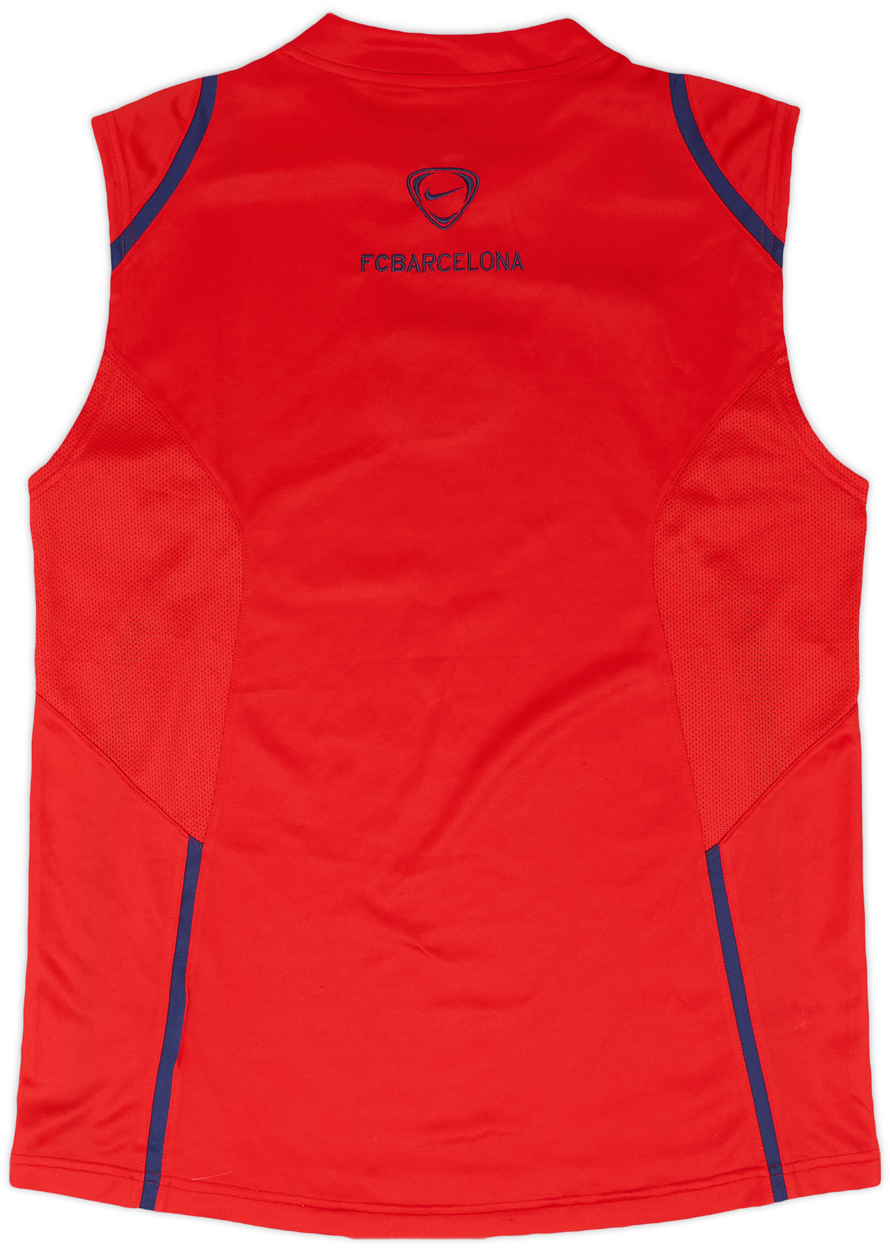 ウェア Barcelona 2011 sleeveless training wear 2006-07 Barcelona Nike Training Vest - 8/10 - (M)