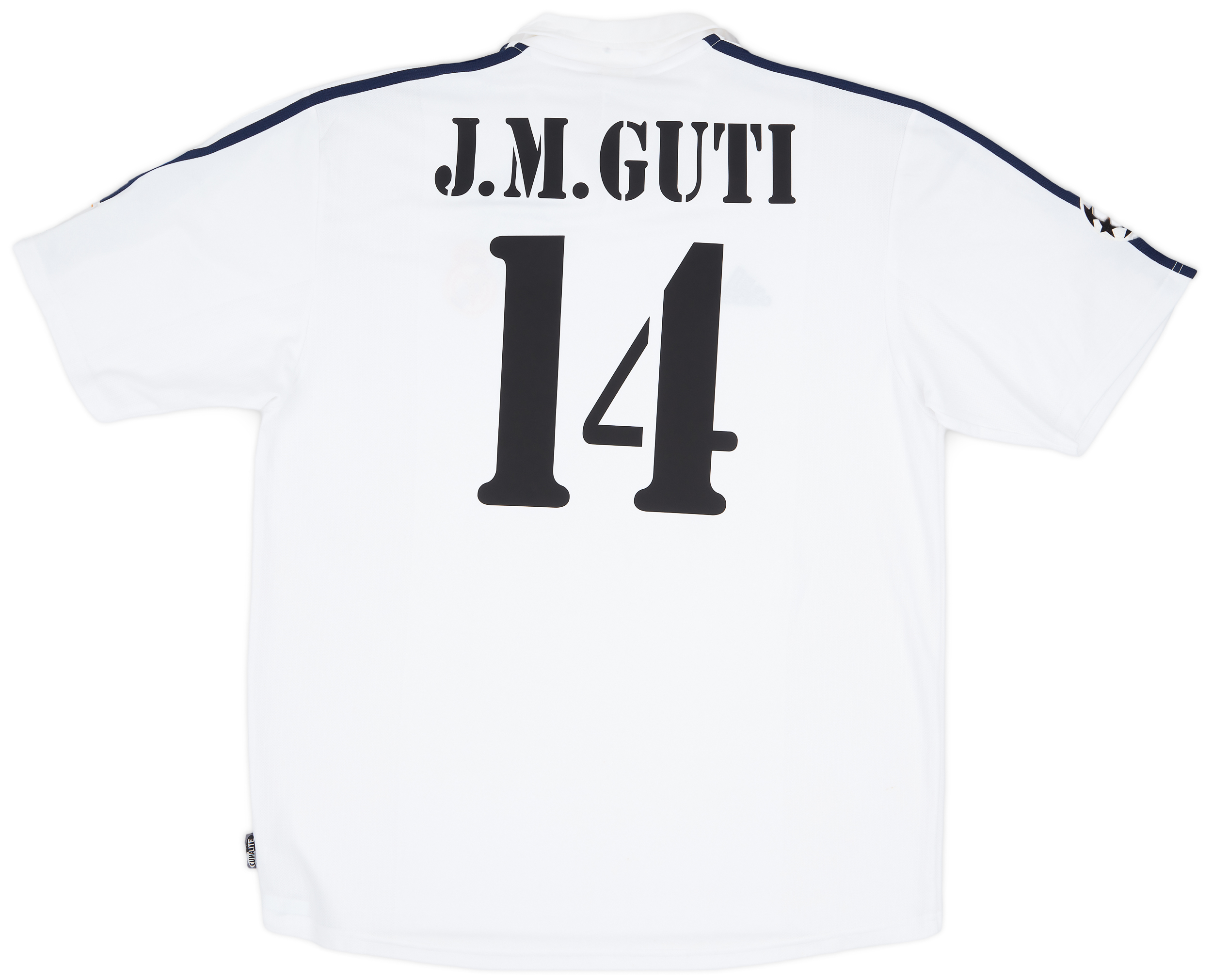 2001 Real Madrid Home Shirt J.M.Guti #14 (XL)