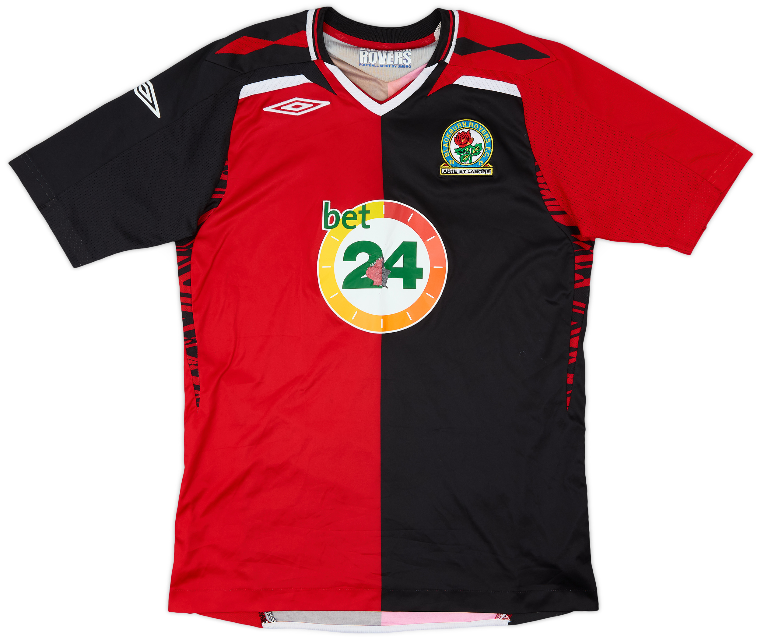 07/08 BLACKBURN ROVERS FC BENTLEY ゲームシャツ 2007-08 Blackburn Away Shirt - 5/10 - (S)
