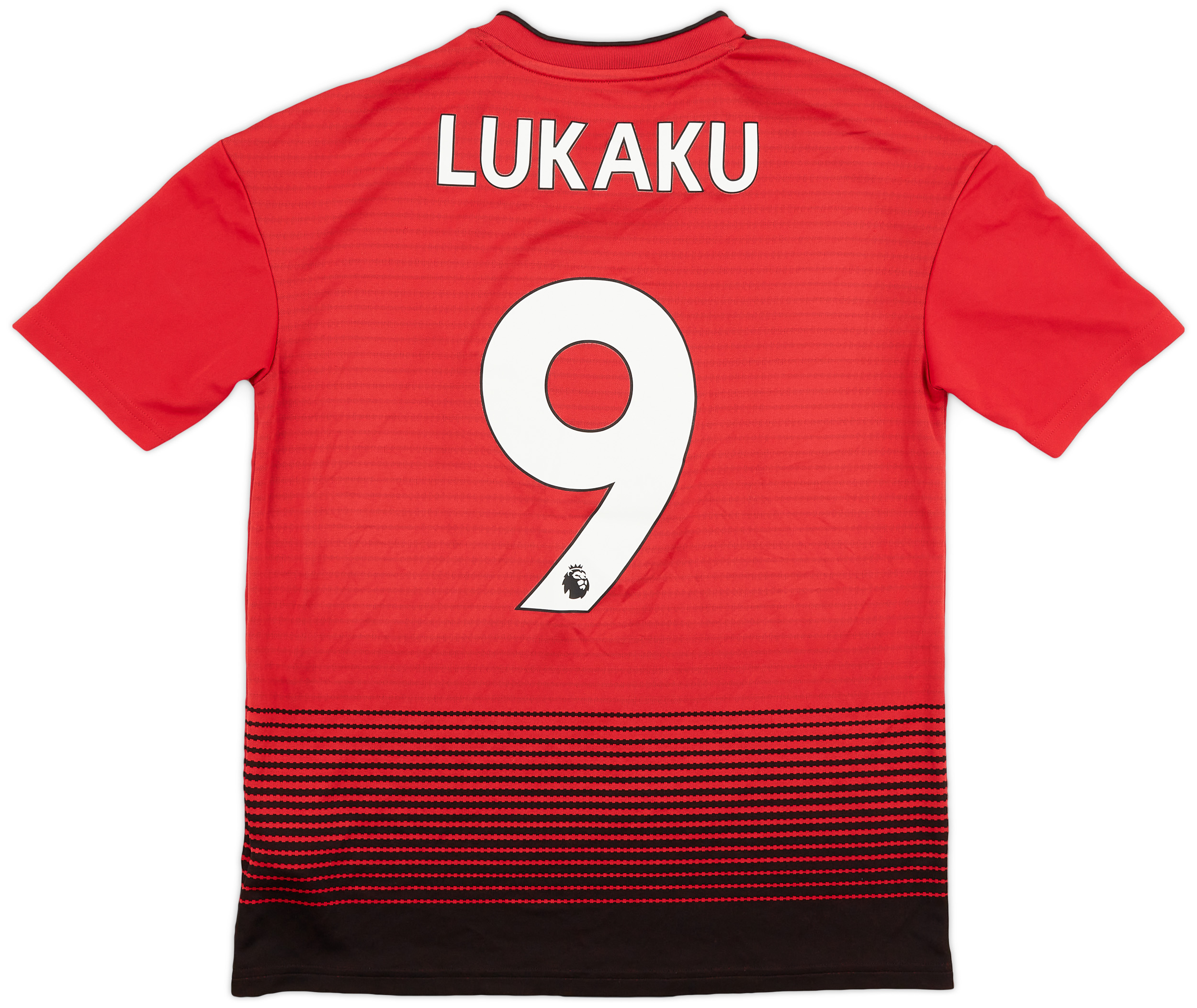 2018-19 Manchester United Home Shirt Lukaku #9 - 8/10 - (XL)