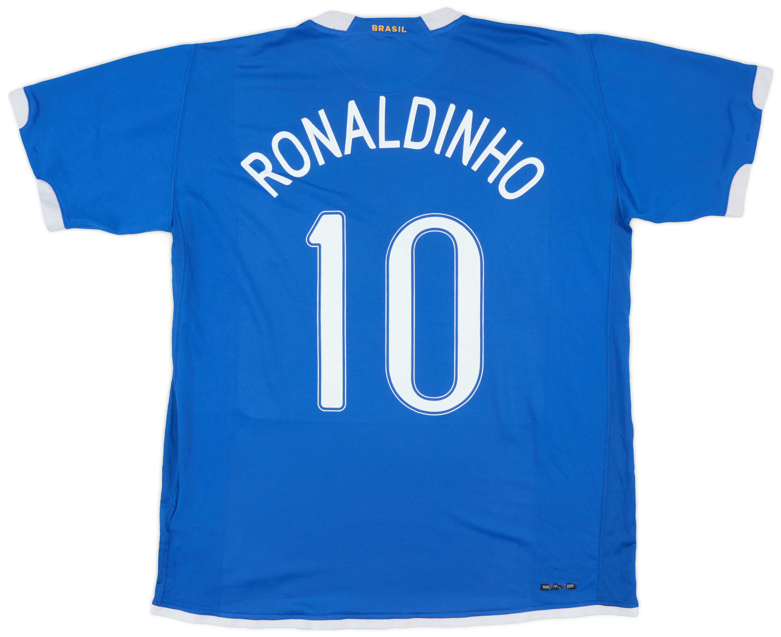 2006-07 Brazil Away Shirt Ronaldinho #10 - 6/10 - (XL) 2006-07 Brazil Away Shirt Ronaldinho #10 - 6/10 - (XL)