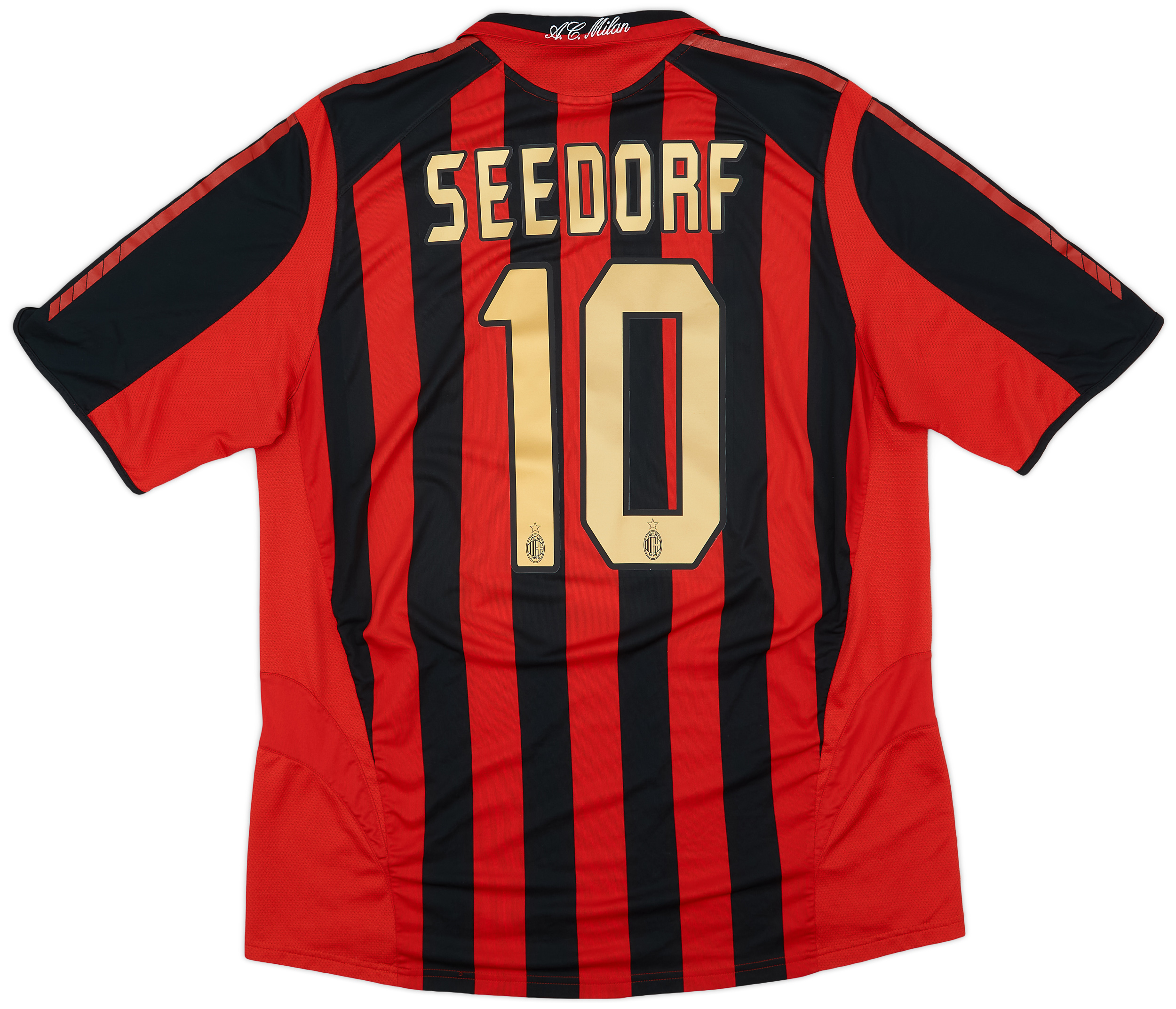 2005-06 AC Milan Home Shirt Seedorf #10 - 6/10 - (XL)