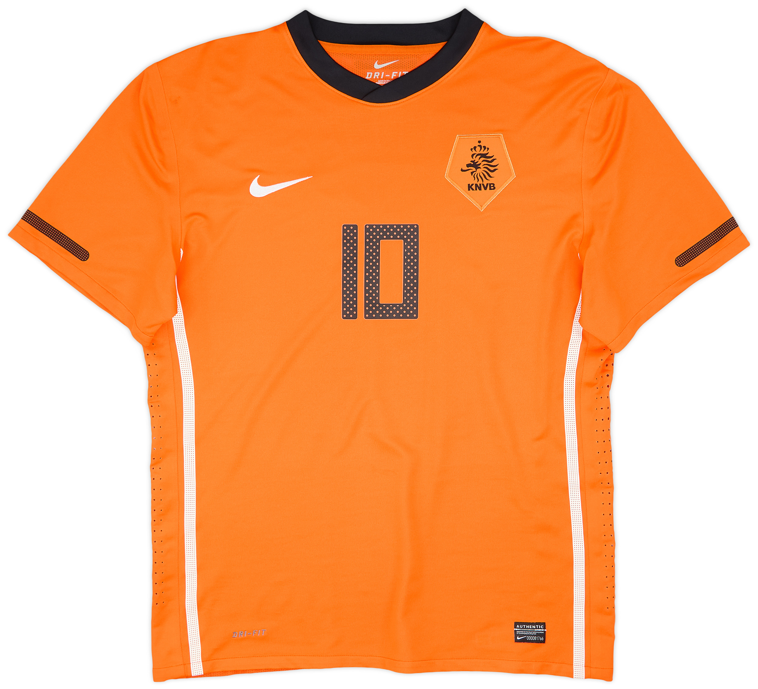2010-11 Netherlands Player Issue Home Shirt Sneijder #10 - 8