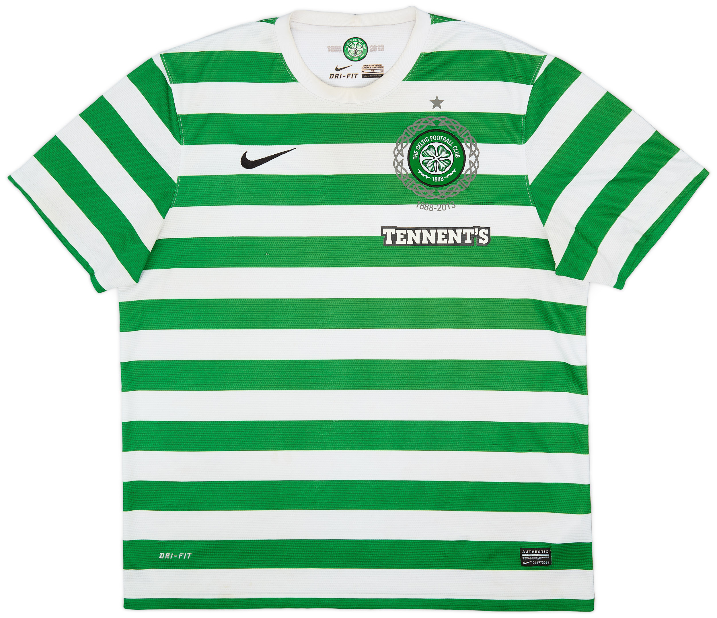 2013-15 Celtic Home Shirt - 7/10 - (XL)