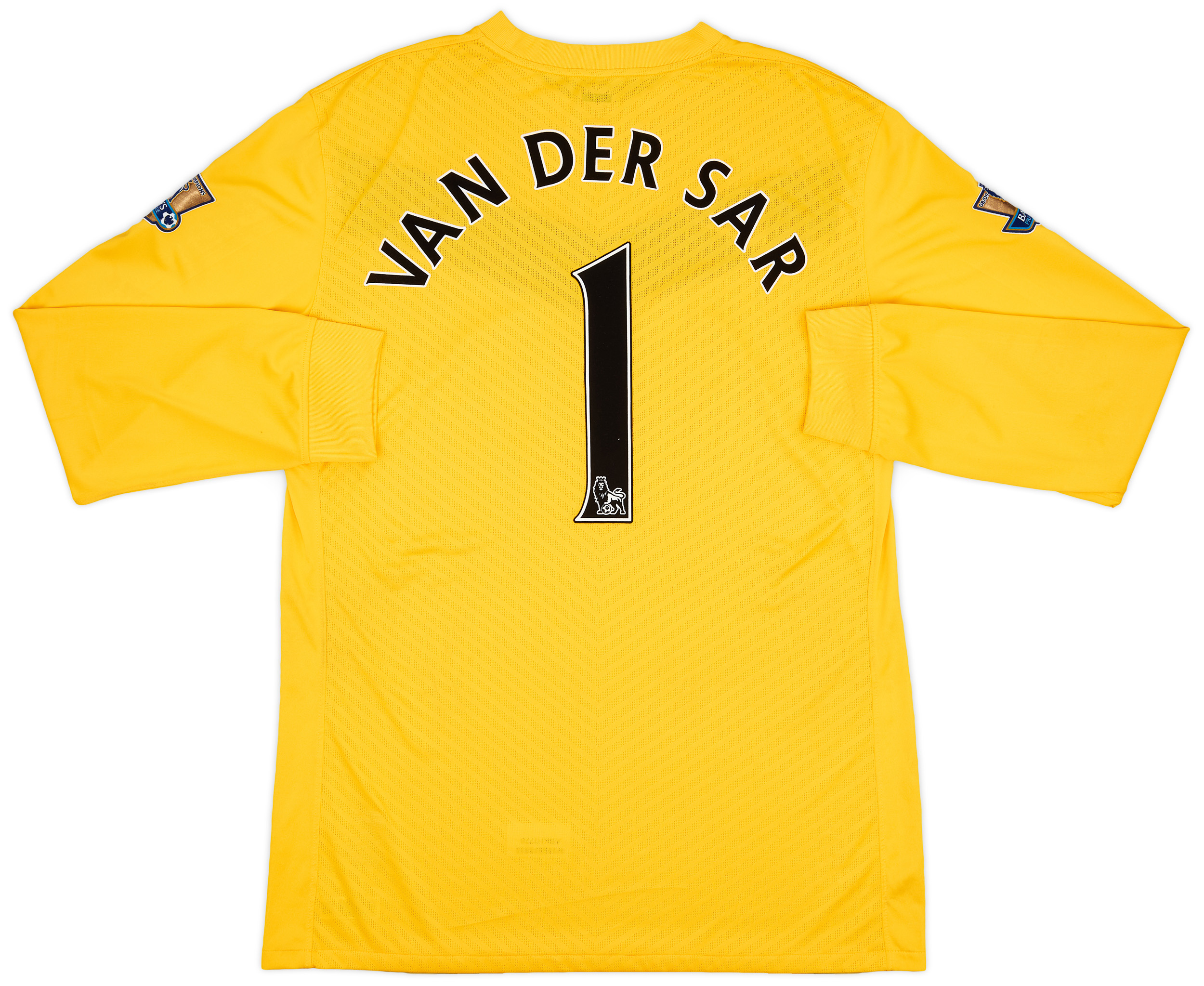 2009-10 Manchester United European Player Issue GK Shirt Van Der Sar #1 - 7/10 - (XXL)