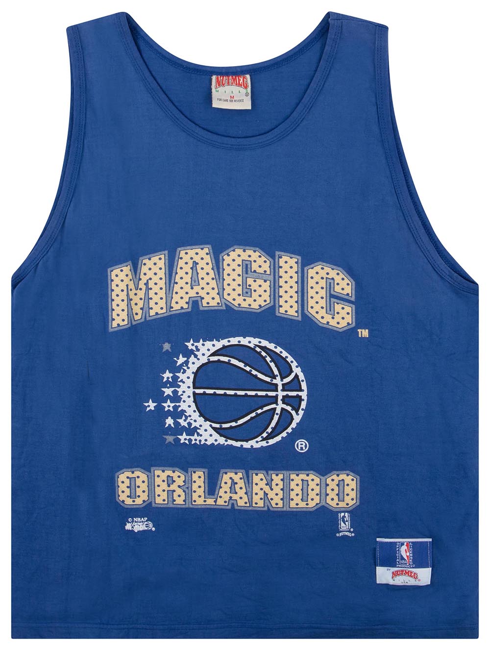 1989-90 Orlando Magic Nutmeg Sleeveless Tee M
