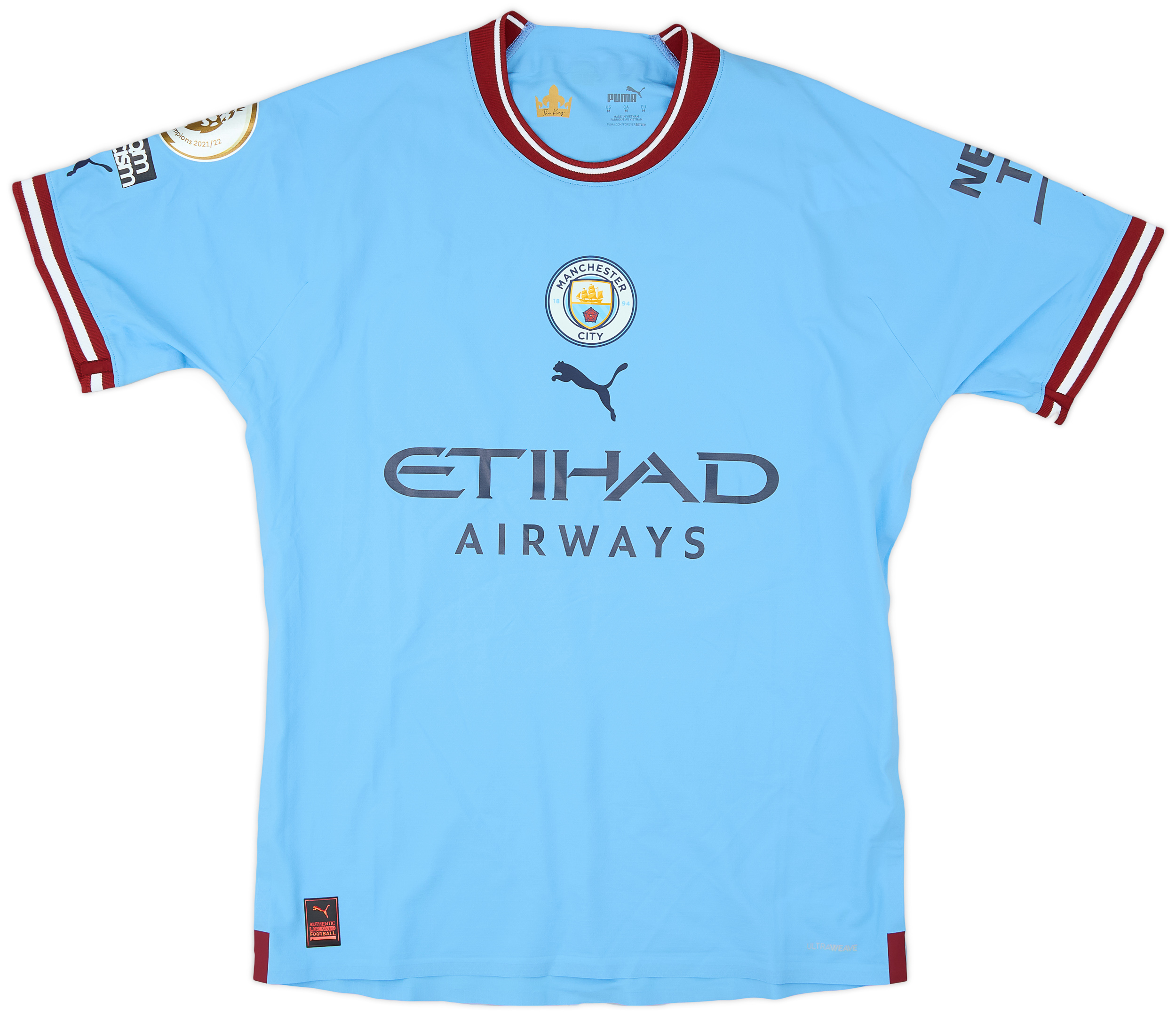 2022-23 Manchester City Match Issue Home Shirt Grealish #10 2022-23 Manchester City Match Issue Home Shirt Grealish #10