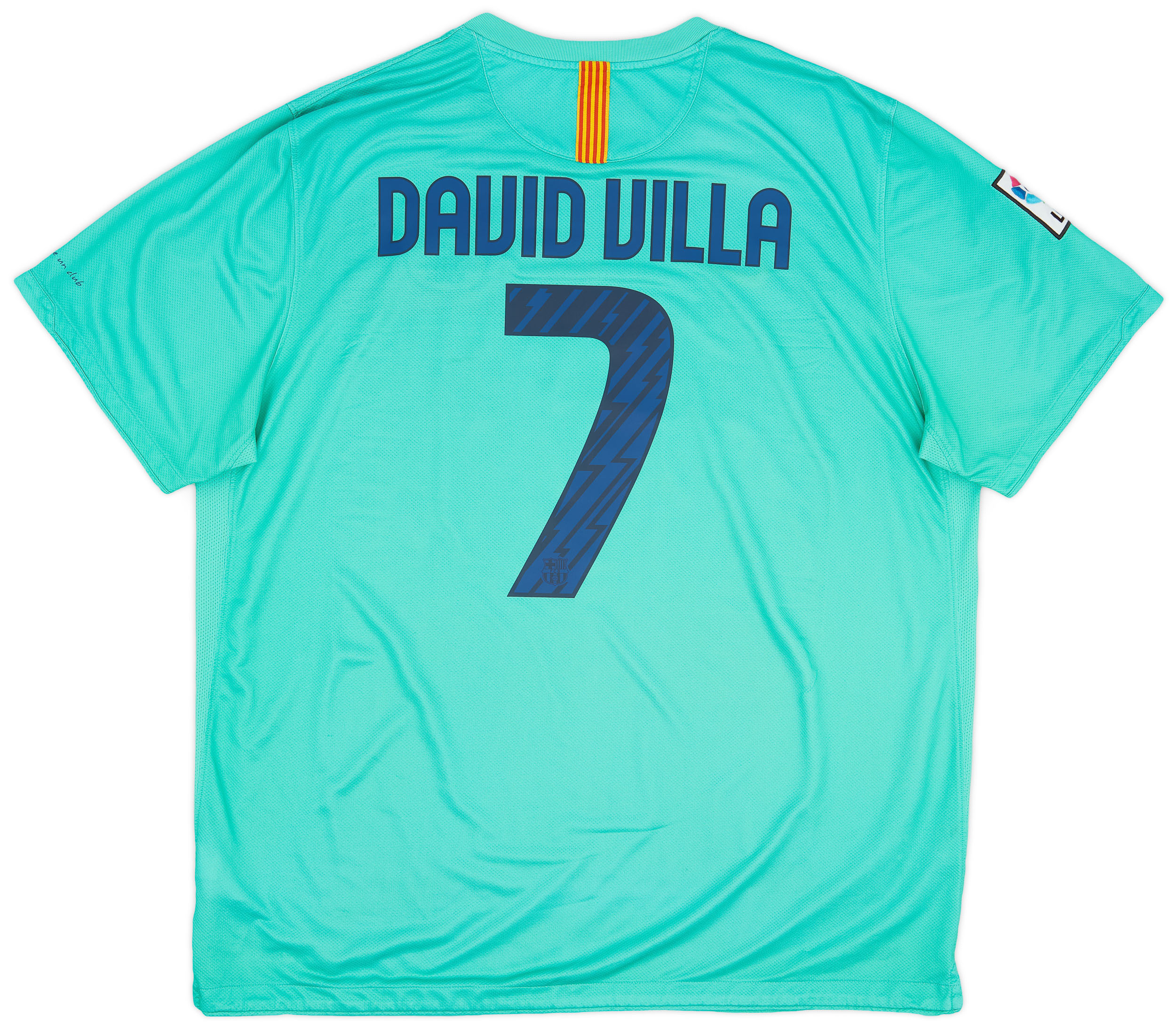 2010-11 Barcelona Away Shirt David Villa #7 - 8/10 - (XXL)