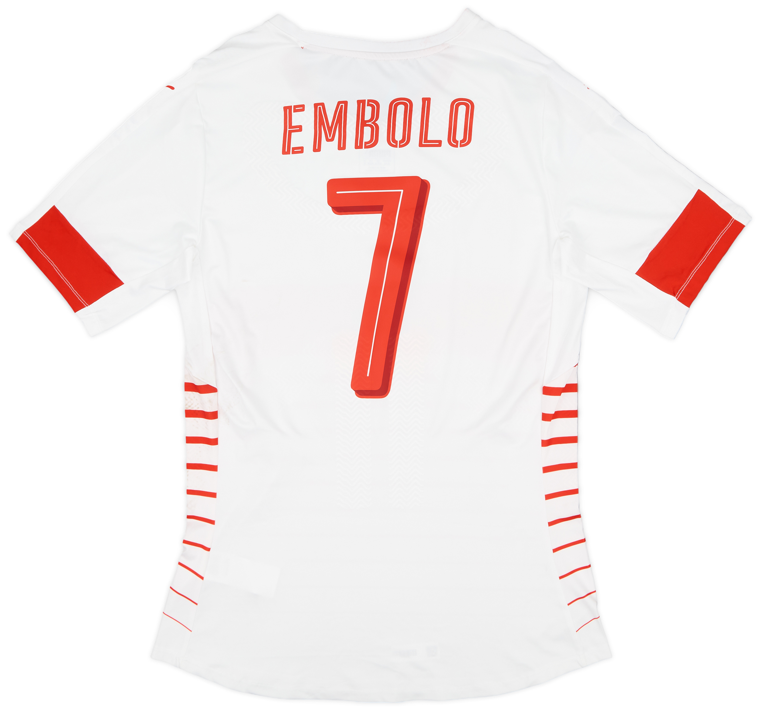 2016-17 Switzerland Player Issue Away Shirt Embolo #7 (XL)