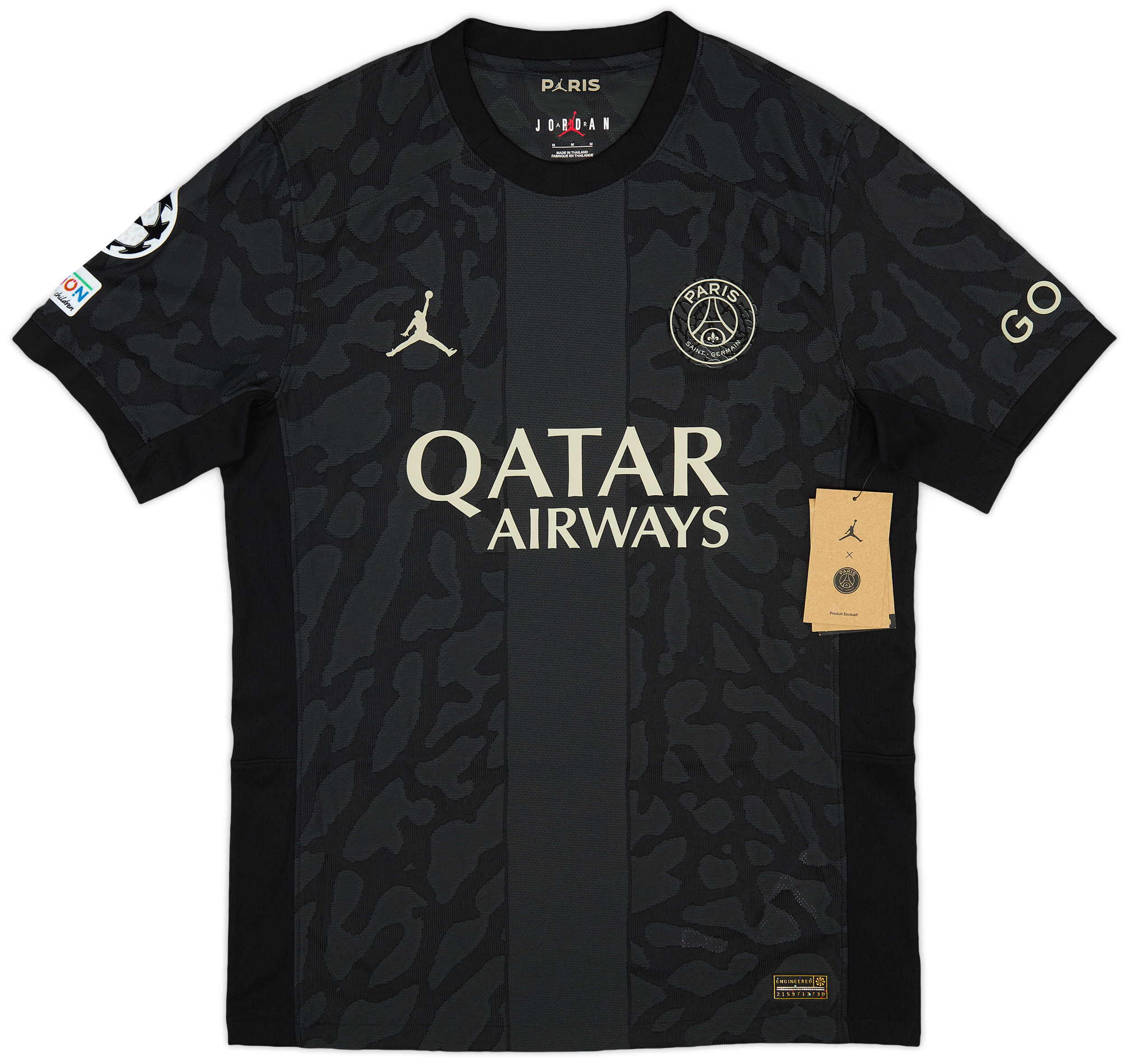 【50％OFF】 Authentic Saint-Germain Paris 2023-24 Third (M) #7 Mbappe Shirt ウェア